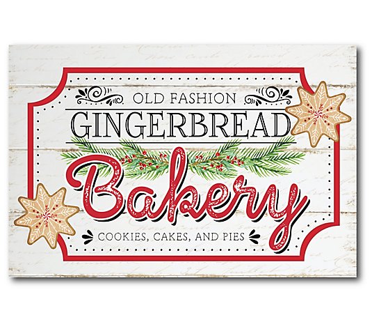 Courtside Market Gingerbread Bakery 12x18 Canva s