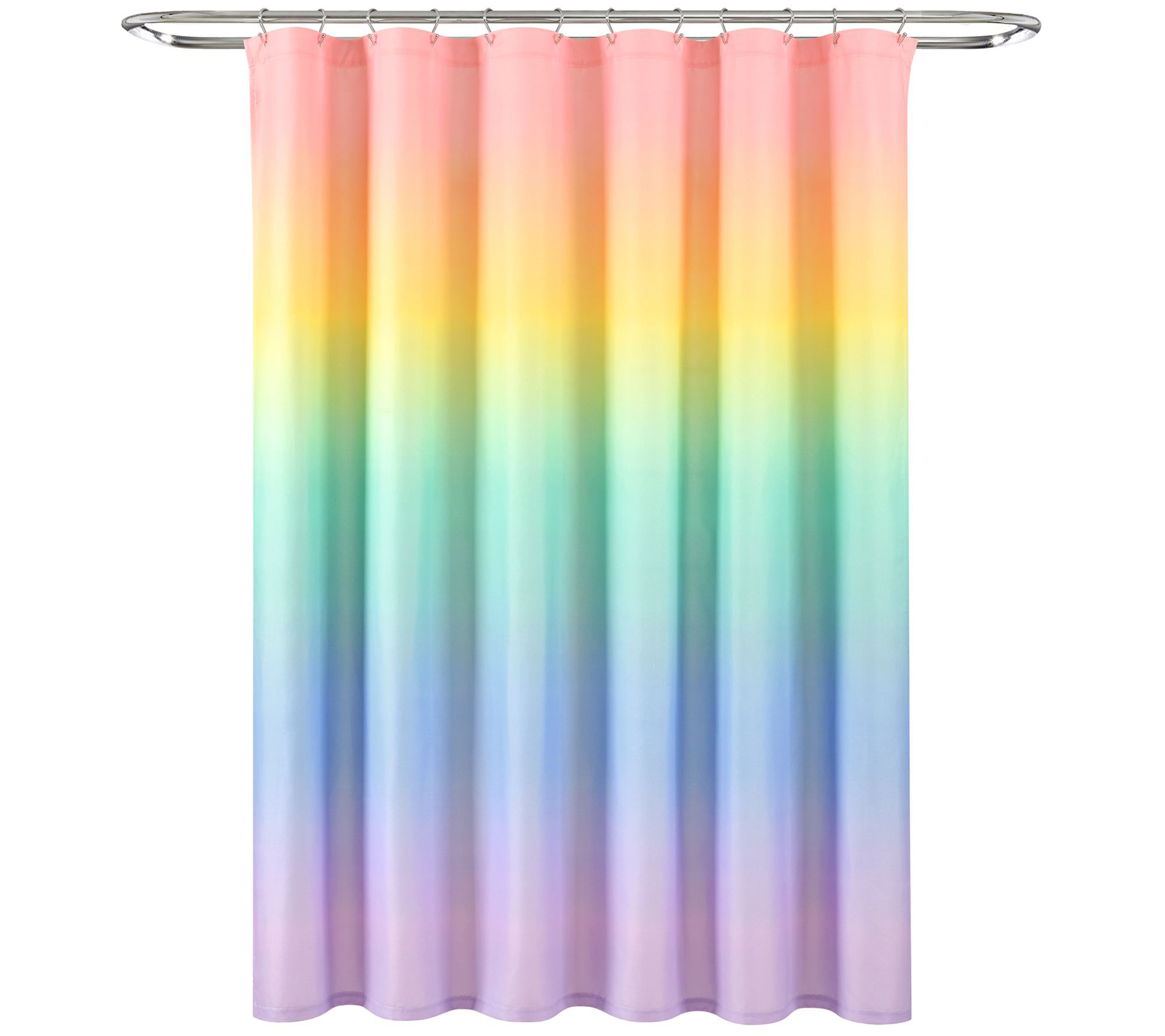 Rainbow Ombre Shower Curtain