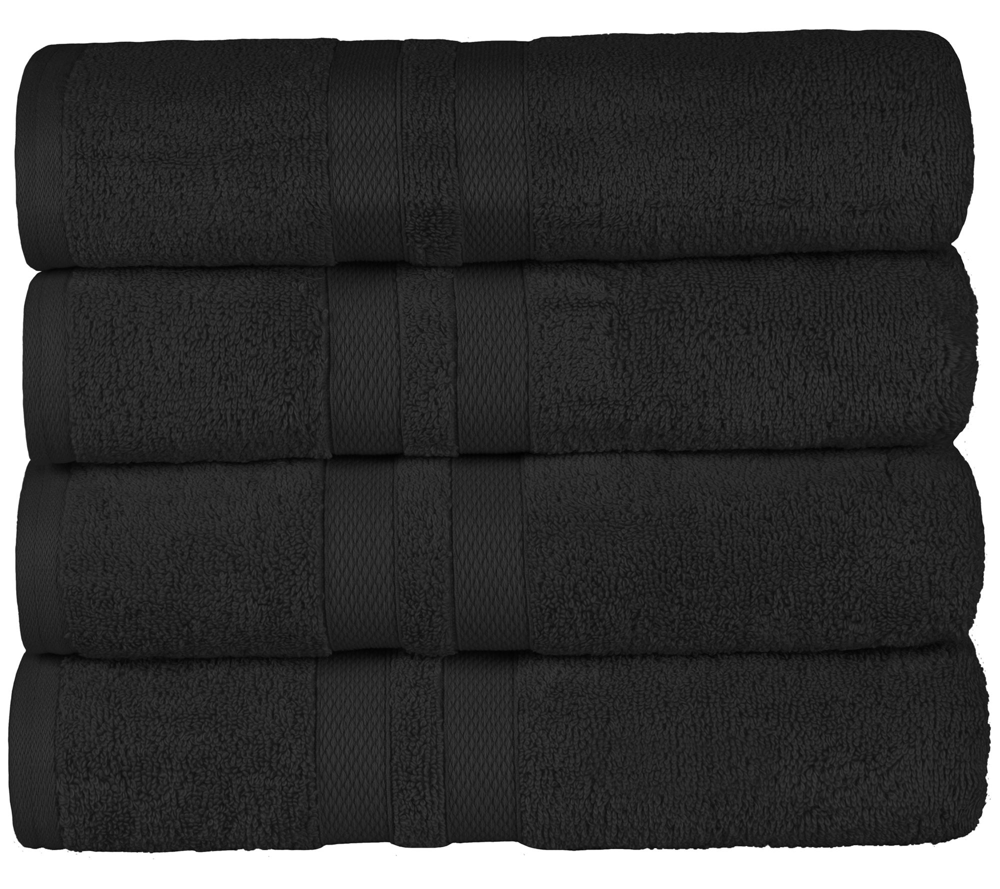 Superior Cotton 4-Piece Ultra-Absorbent Solid Bth Towel Set