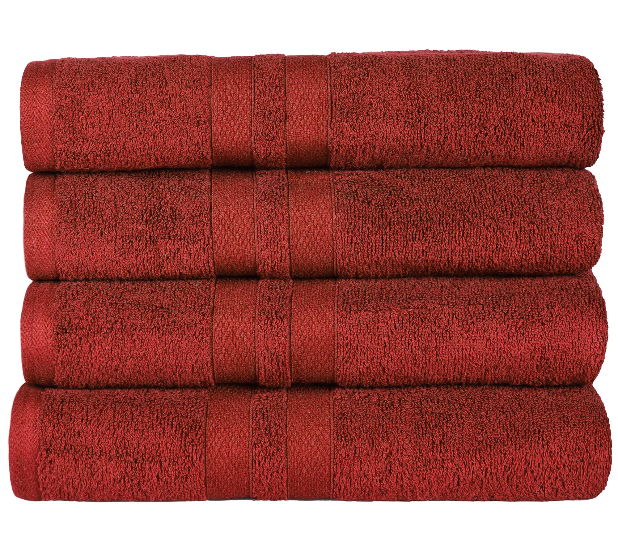 Superior Cotton 4-Piece Ultra-Absorbent Solid Bth Towel Set