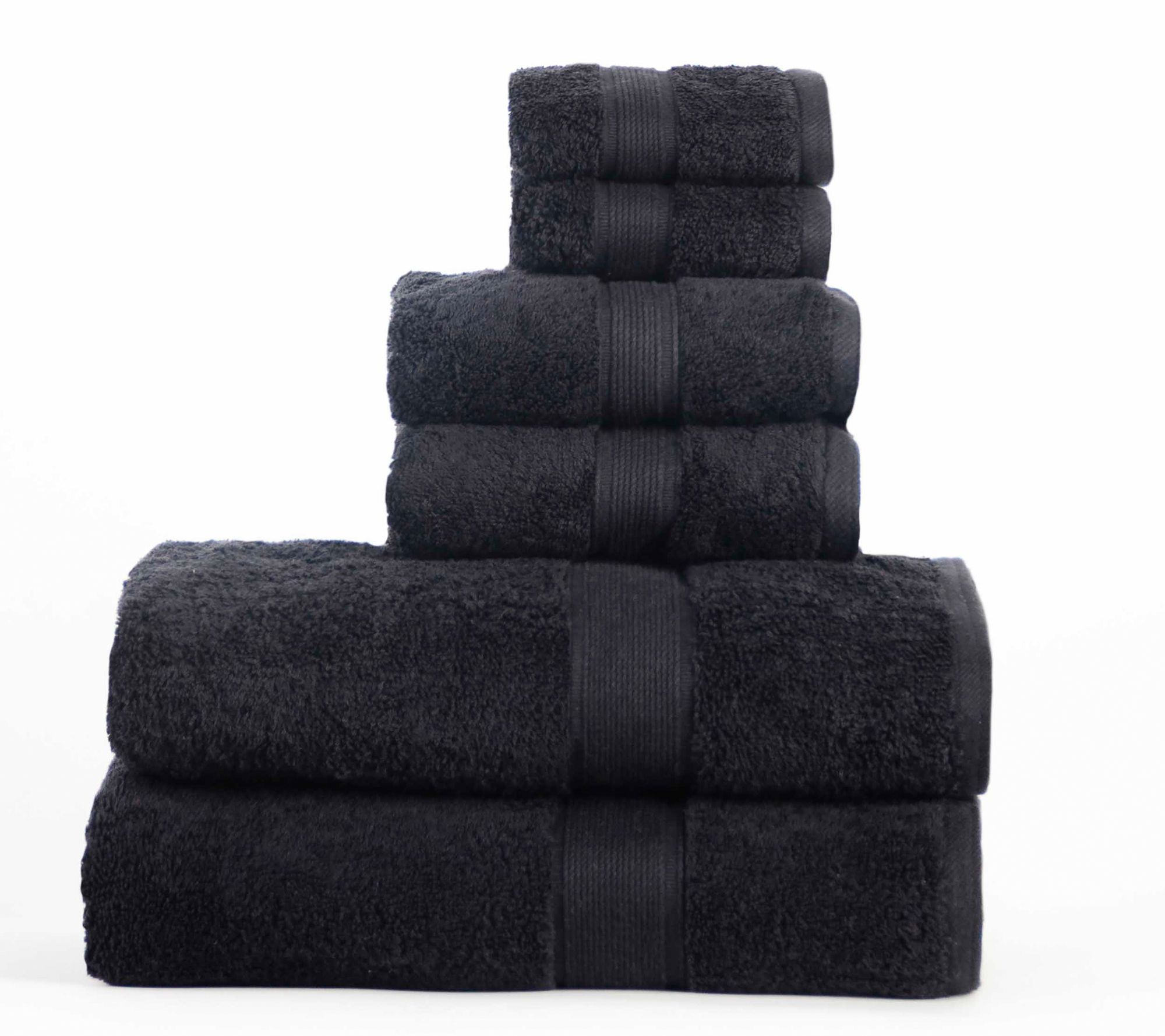 Superior Solid Organic Cotton Quick-Drying 6-Piece Towel Set