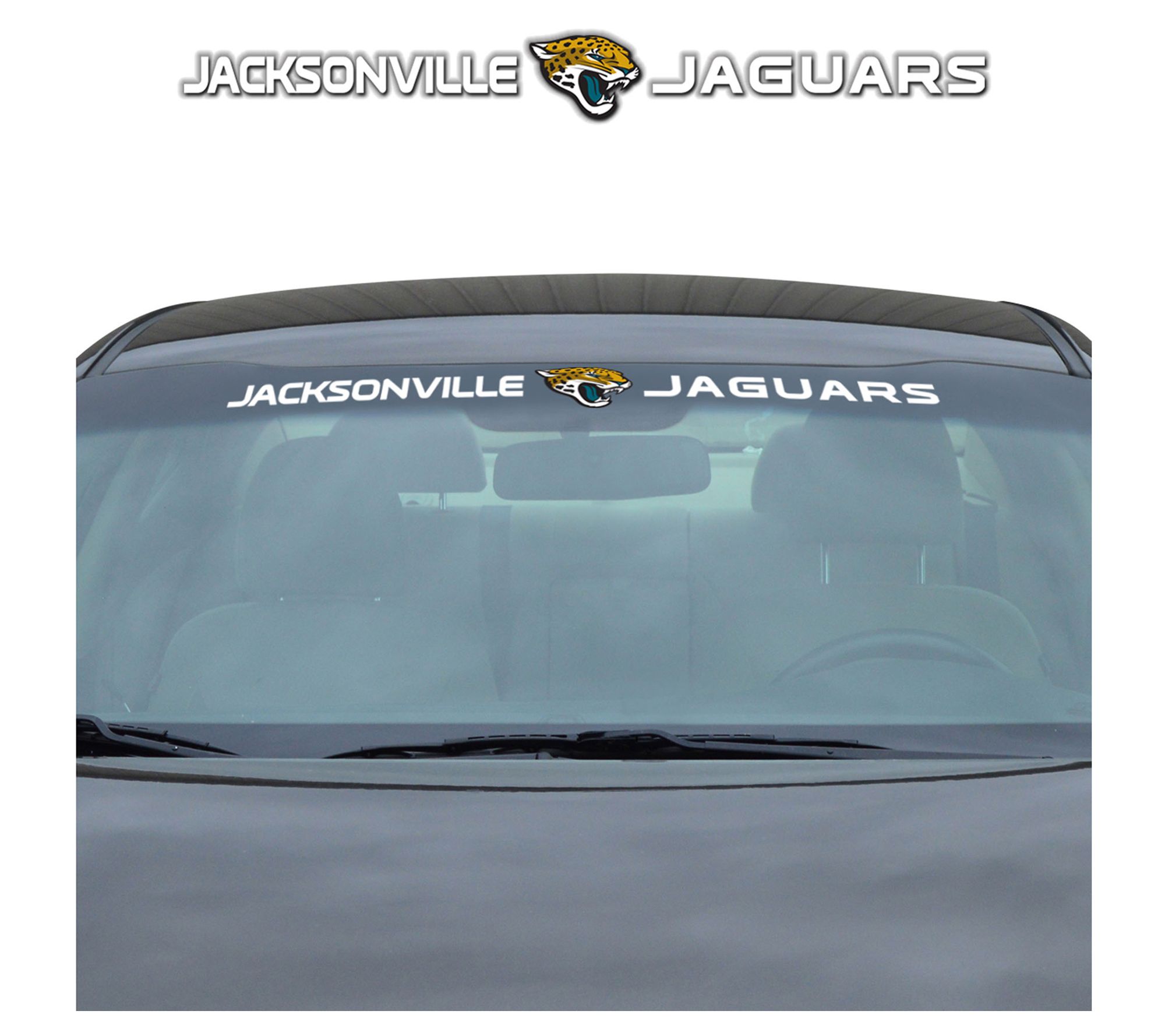 Fanmats  Jacksonville Jaguars Team Slogan Decal