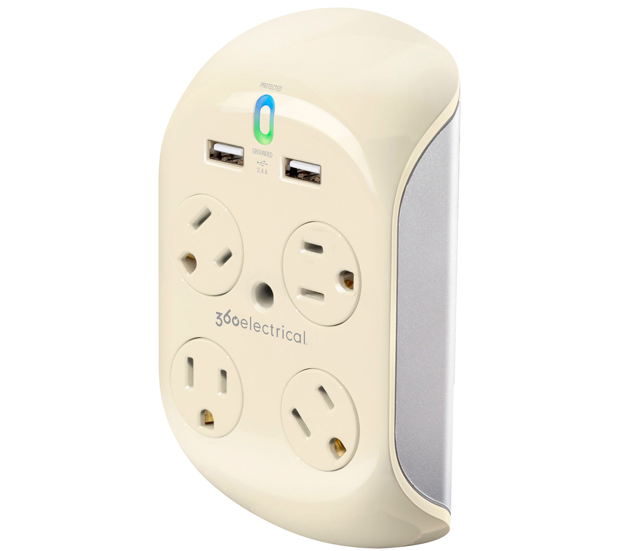 Revolve Plus 2.4 Rotating Surge Protector - QVC.com