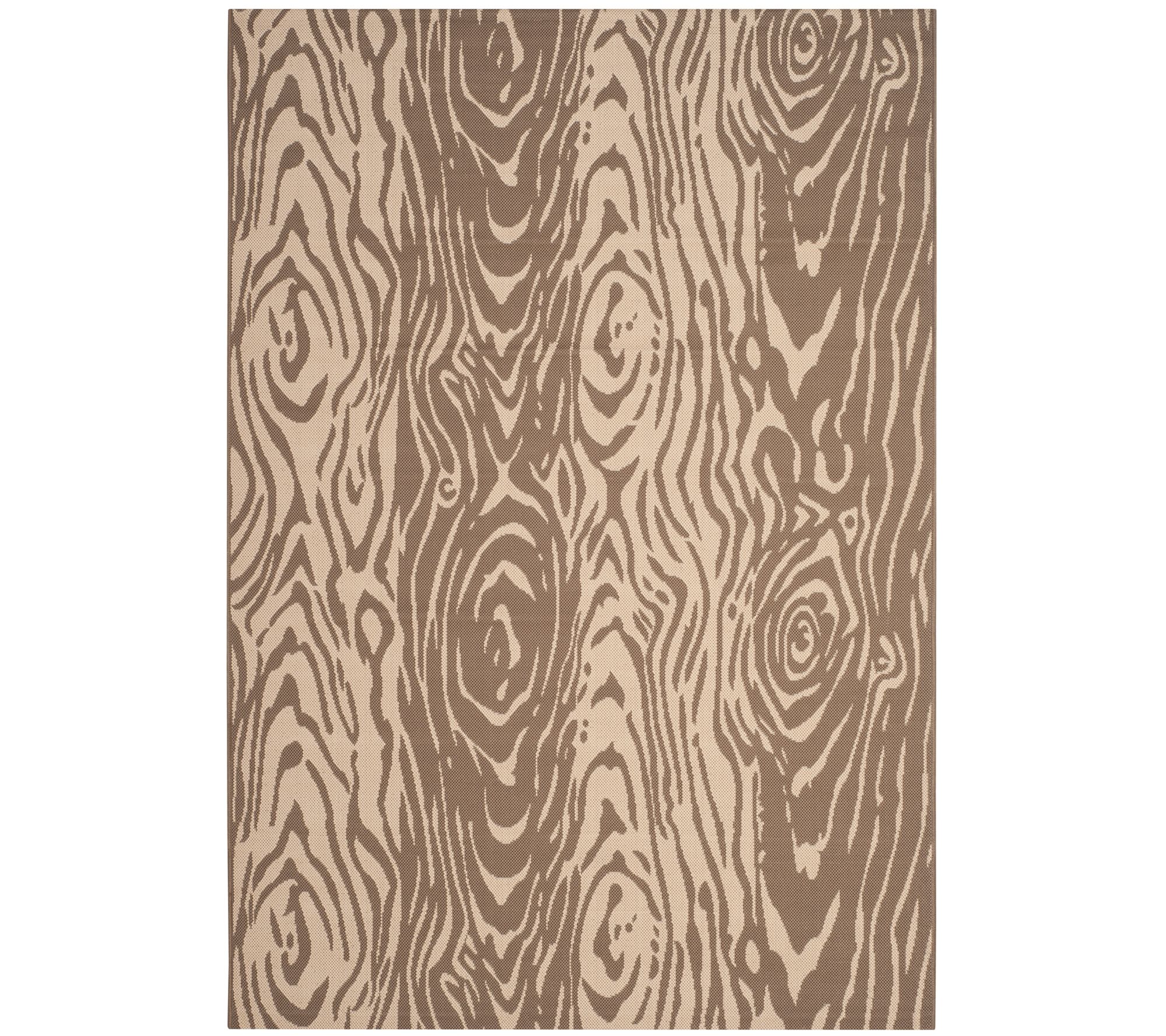 Martha Stewart Layered Faux Bois 5'3" x 7'7" Rug