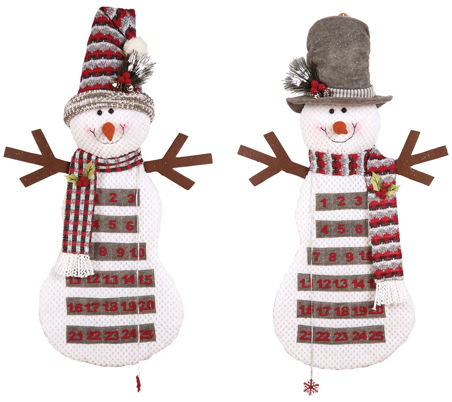 Snowman Advent Calendar A/2 by C&F Home - QVC.com