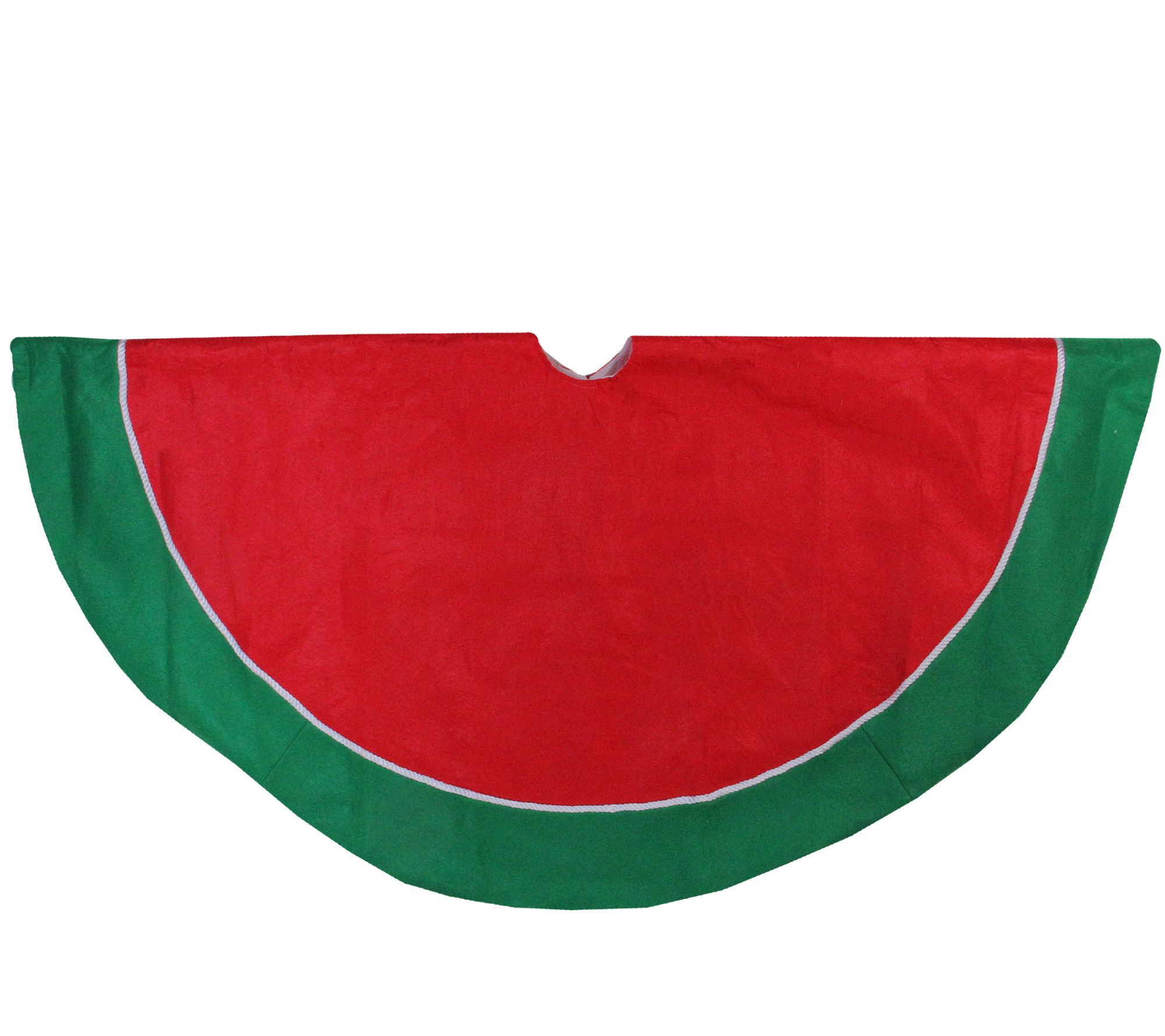 Northlight 48" Red & Green Traditional Tree Skirt