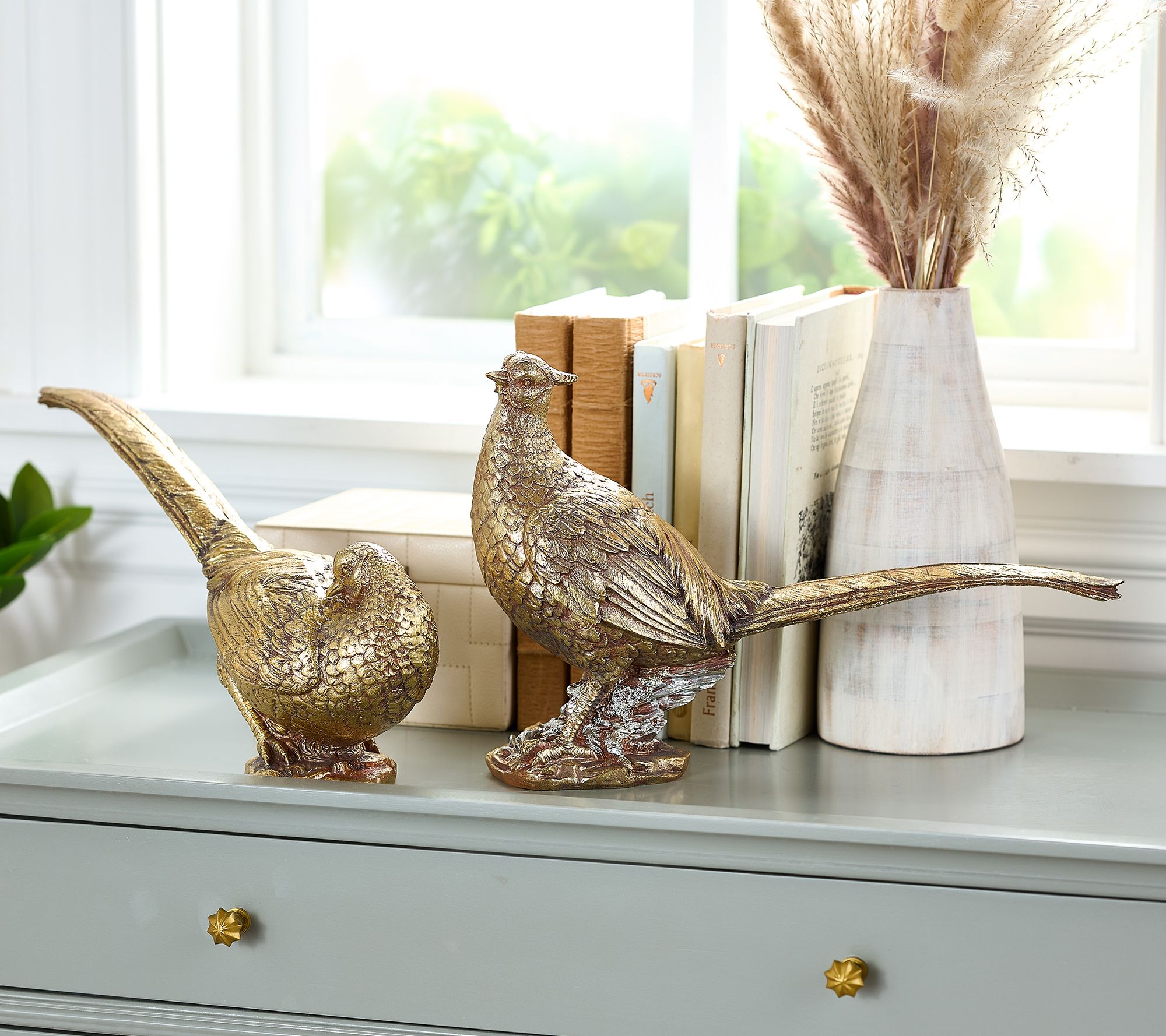 2-Piece Pheasant Figures by Valerie