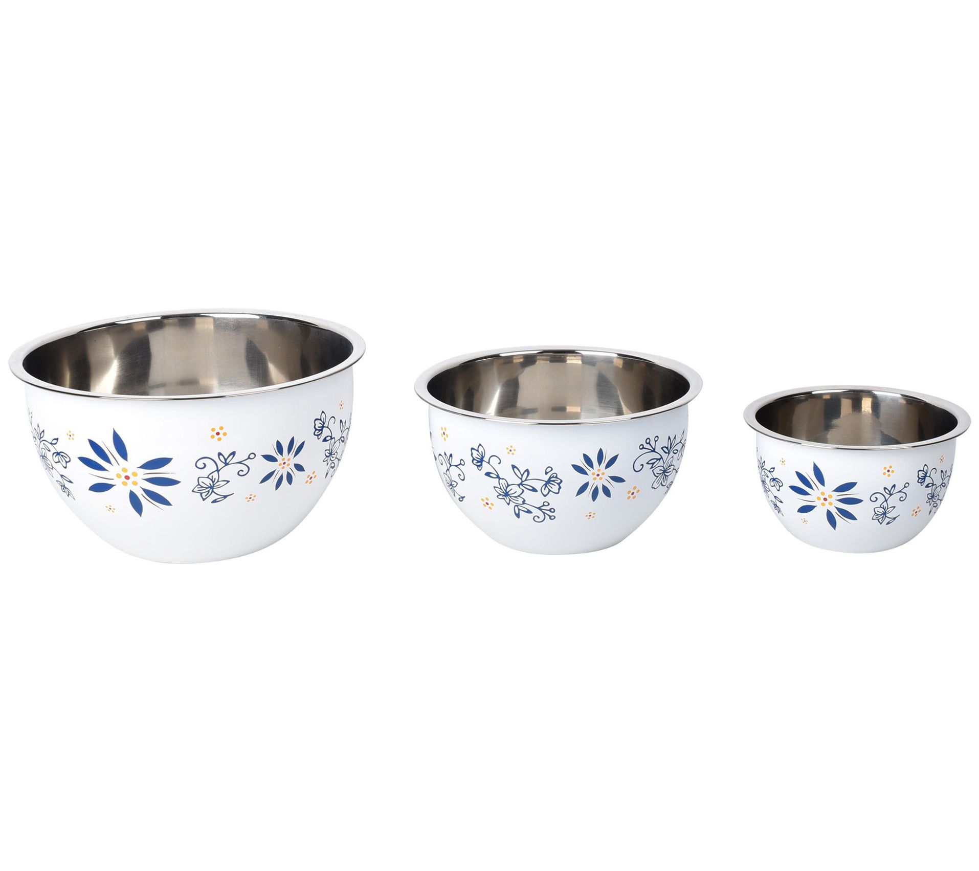 Martha Stewart Stainless Steel Mixing Bowl Set with (6 Pieces