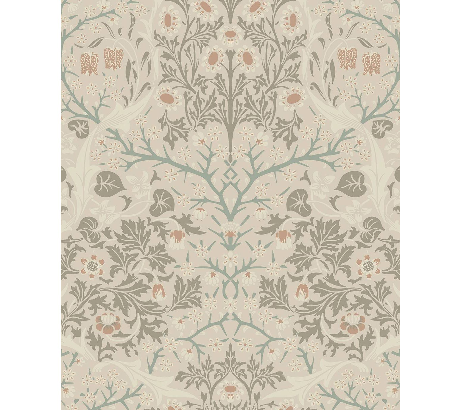 NextWall Victorian Garden Vintage Peel and Stick Wallpaper