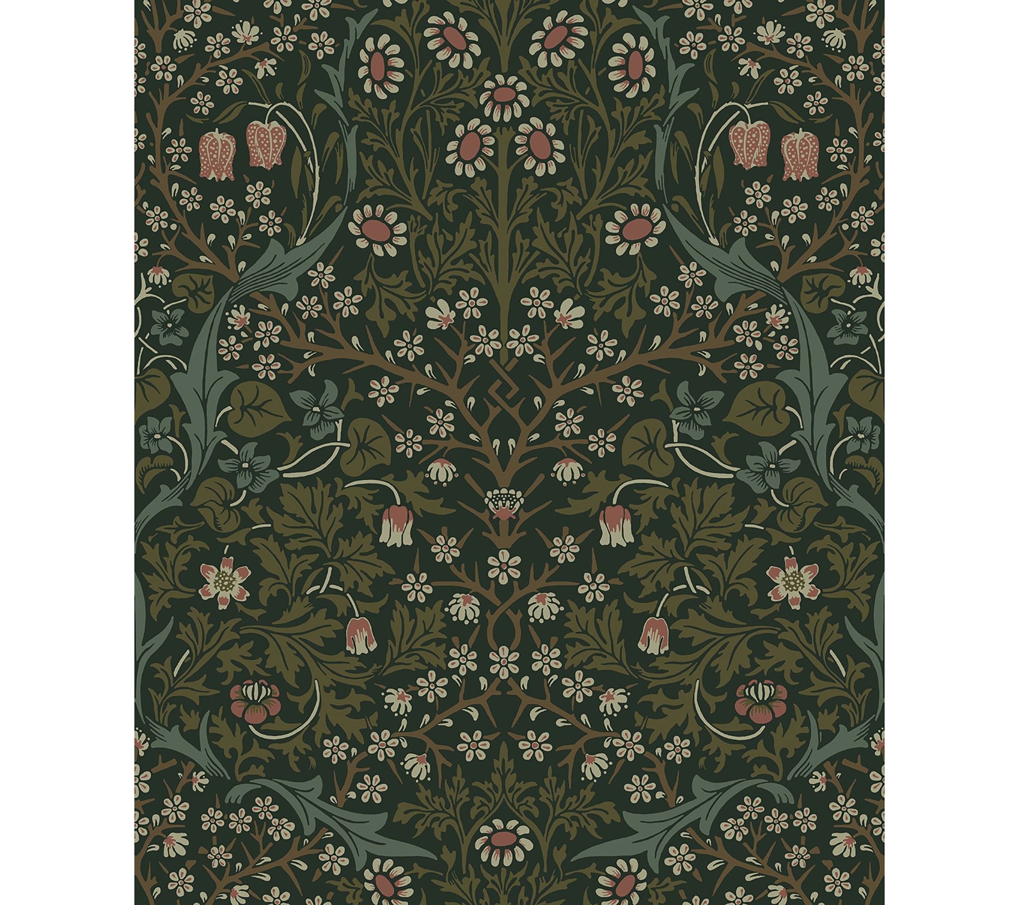 NextWall Victorian Garden Vintage Peel and Stick Wallpaper