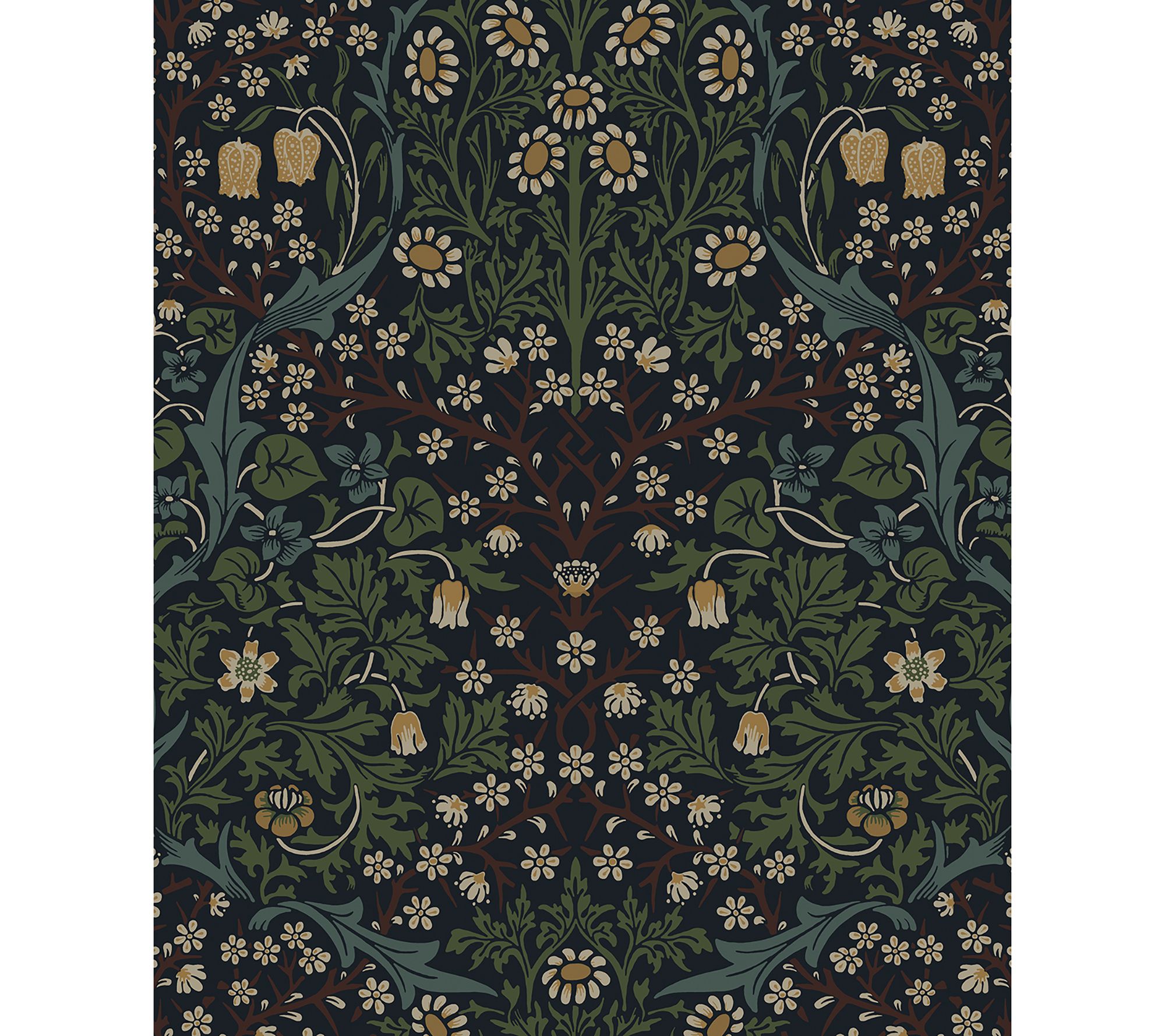 NextWall Victorian Garden Vintage Peel and Stick Wallpaper