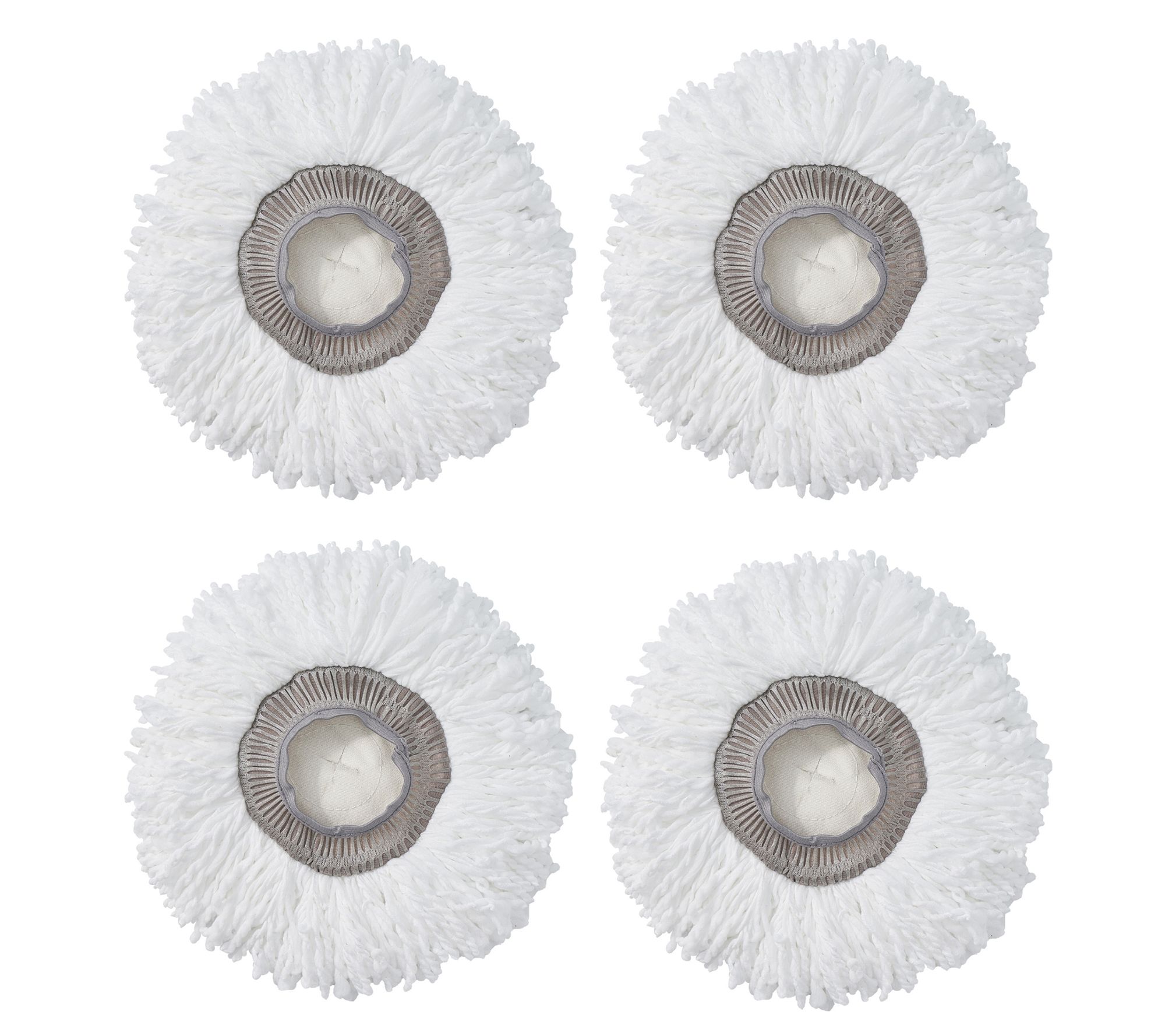 True & Tidy 4-Piece Round Mop Pad Replacementsfor SPRAY-360