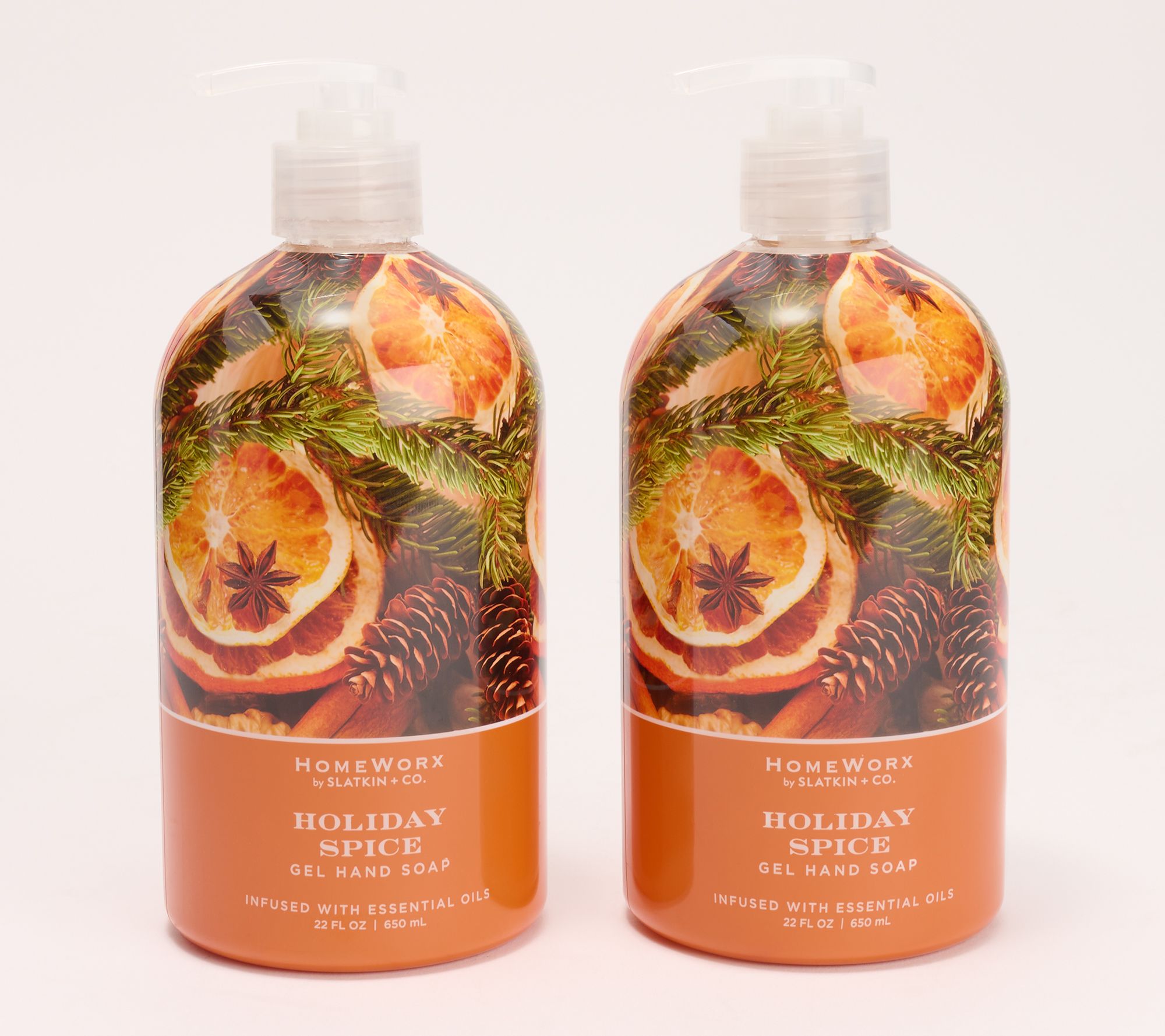 "As Is" HomeWorx by Slatkin & Co. S/2 22oz Hand Soaps