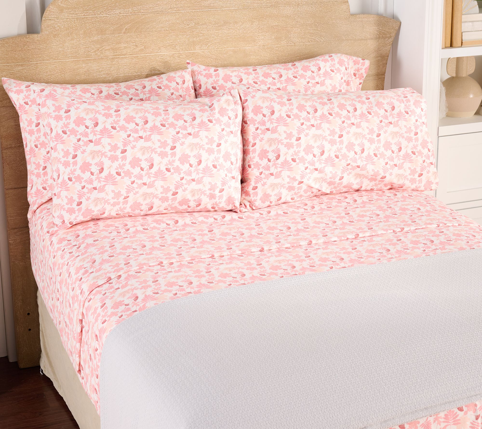 Home Reflections Flannel Sheet Set w/ Extra Cases