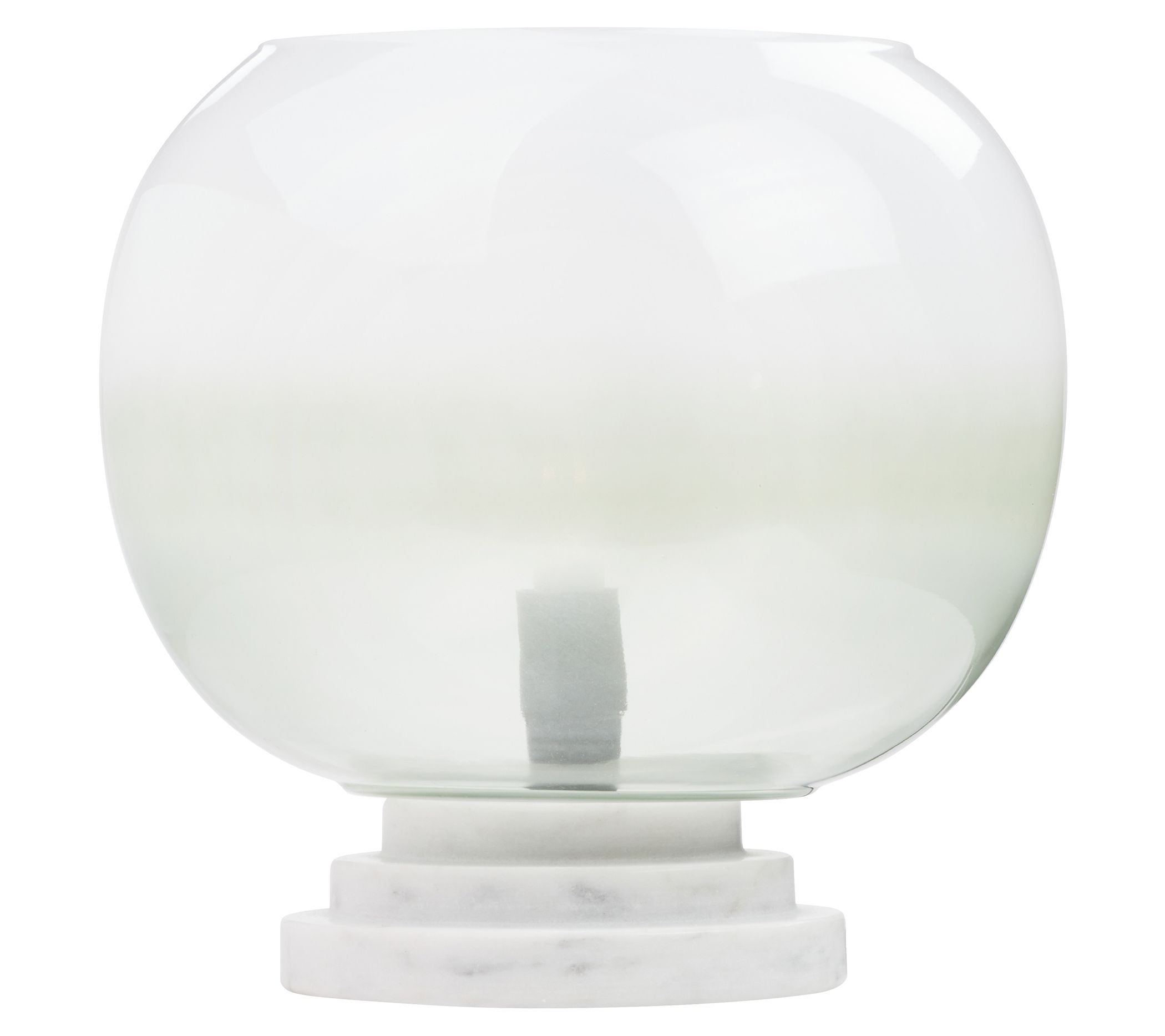 River of Goods 13"H Ombre Glass Accent Lamp with Marble Base