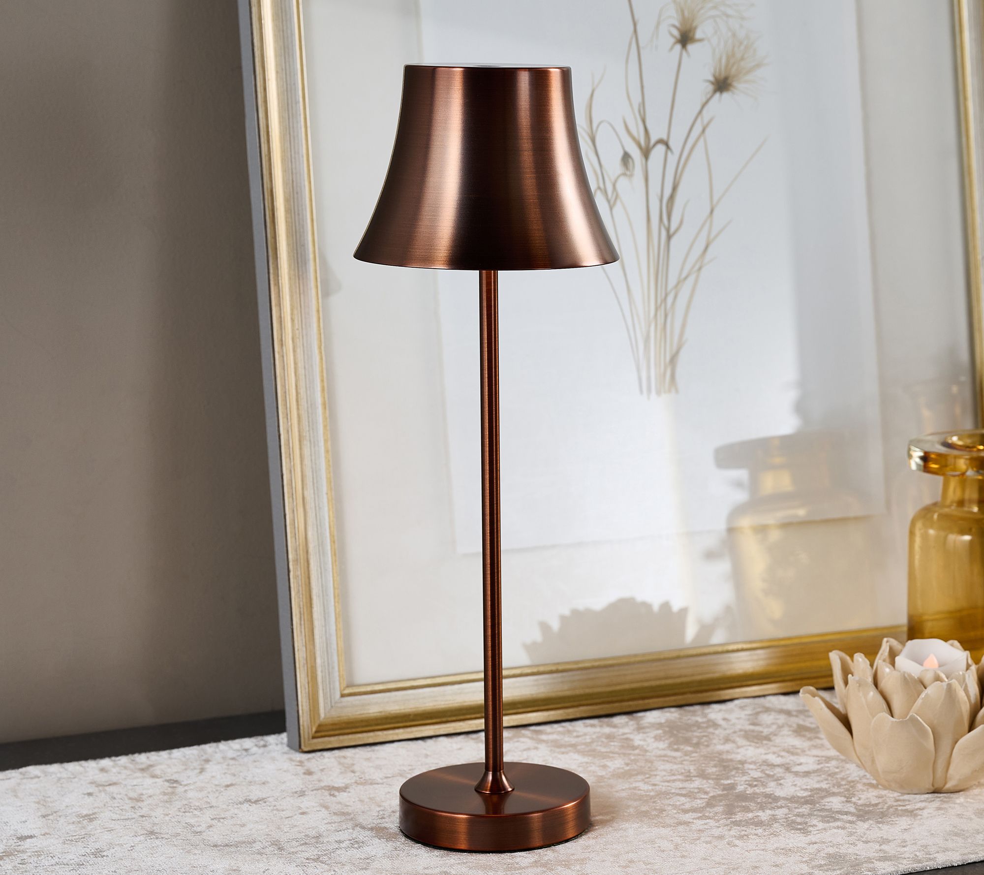 "As Is" 15" Everywhere Touch Table Lamp by Valerie