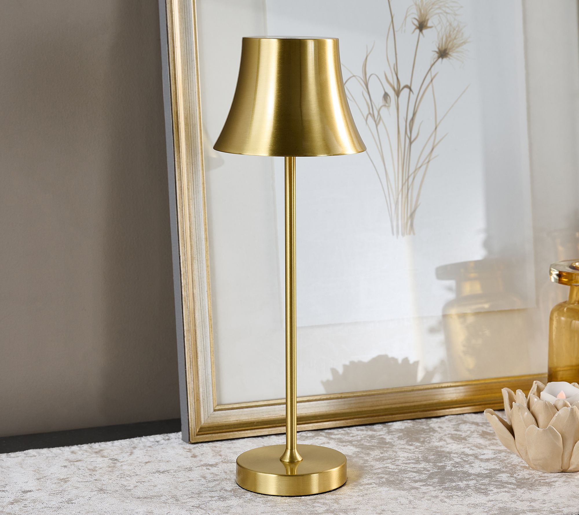"As Is" 15" Everywhere Touch Table Lamp by Valerie