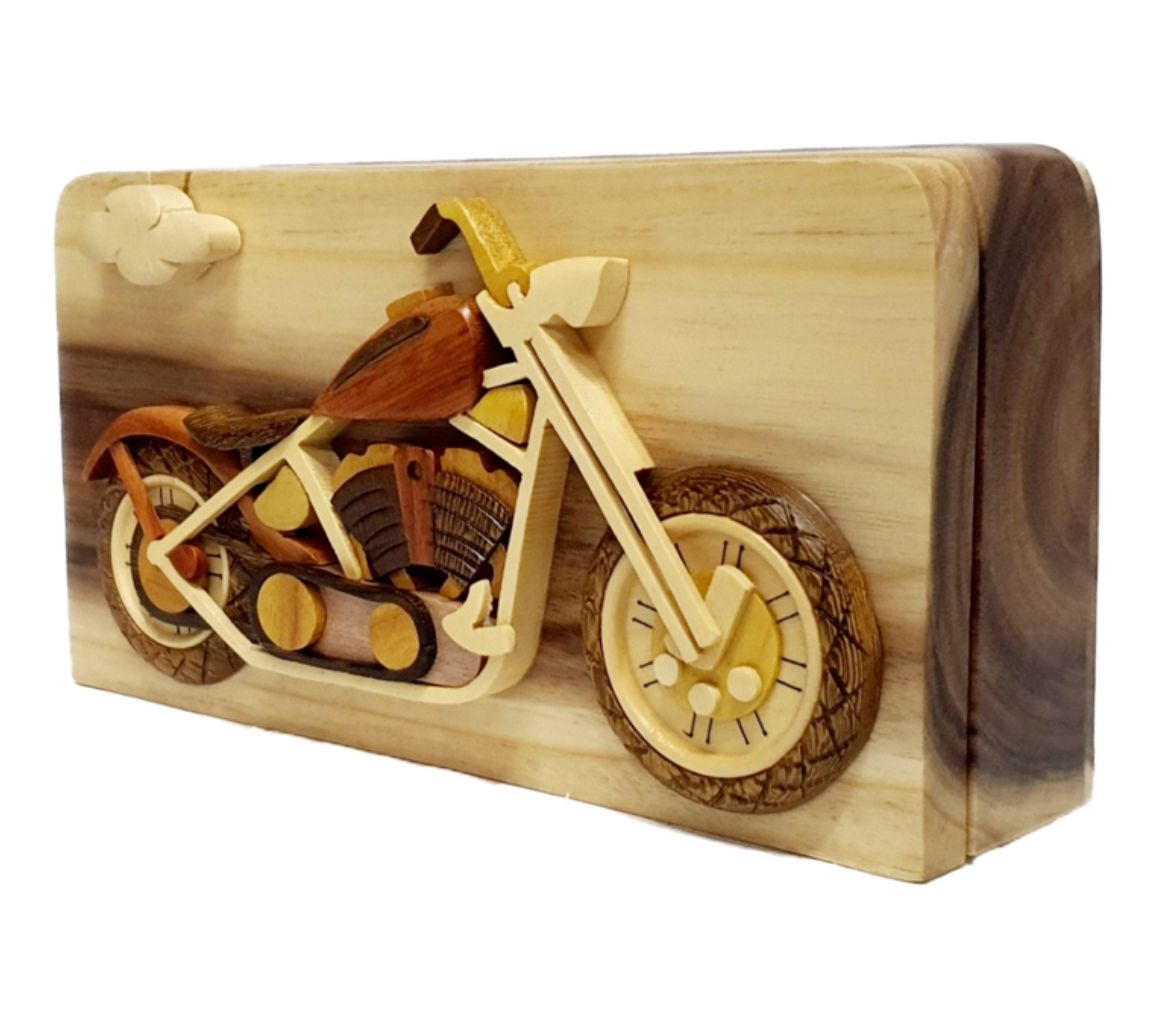 Carver Dan's Motorcycle Puzzle Box