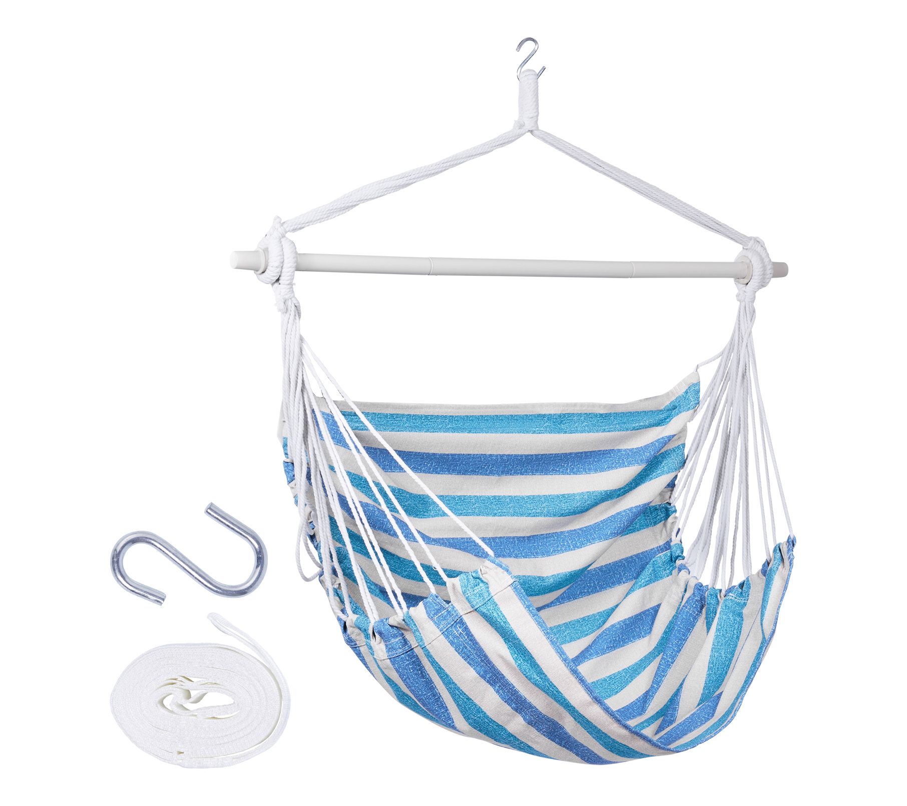 Backyard Expressions Striped Hammock Chair