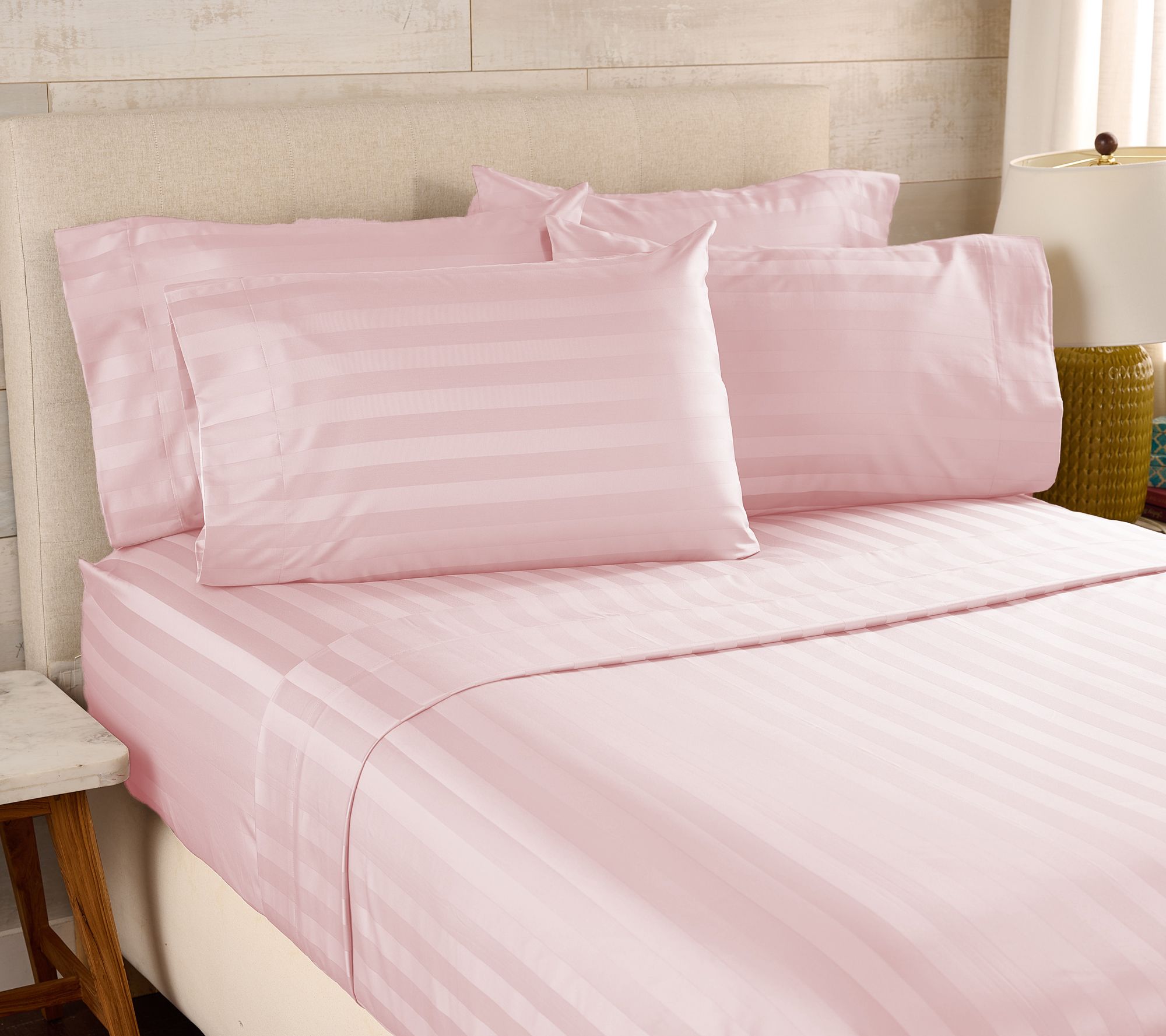 Northern Nights Wrinkle Defense Dobby Stripe Sheet Set with Extra Cases