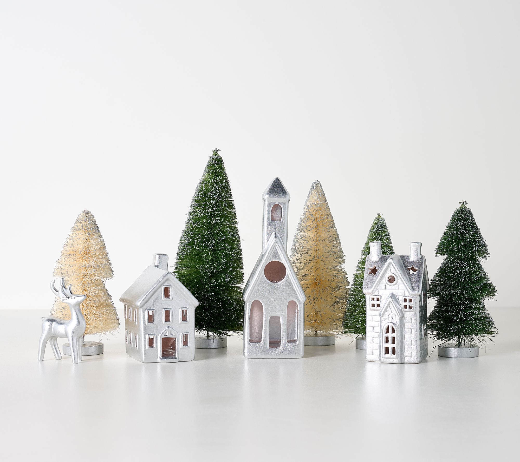 Home Reflections 9pc Holiday Village In a Box