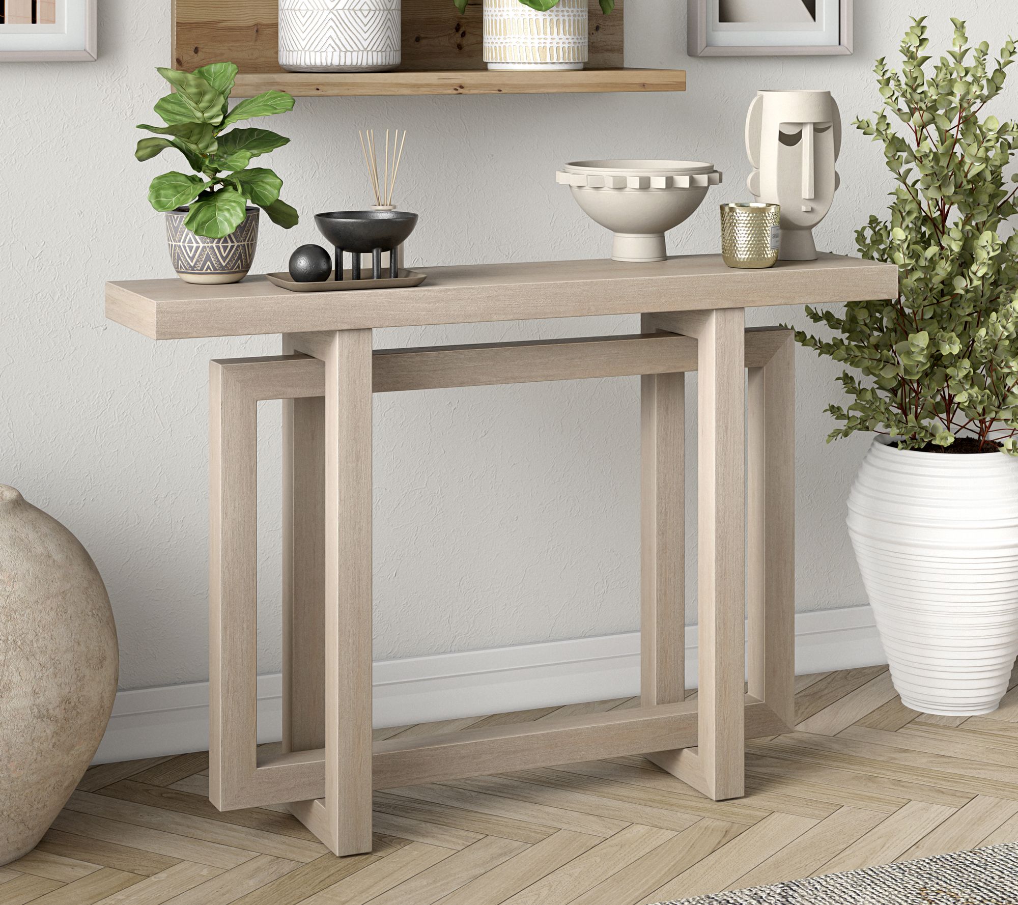 Hudson&Canal Breslow 44" Wide Rectangular Console Table