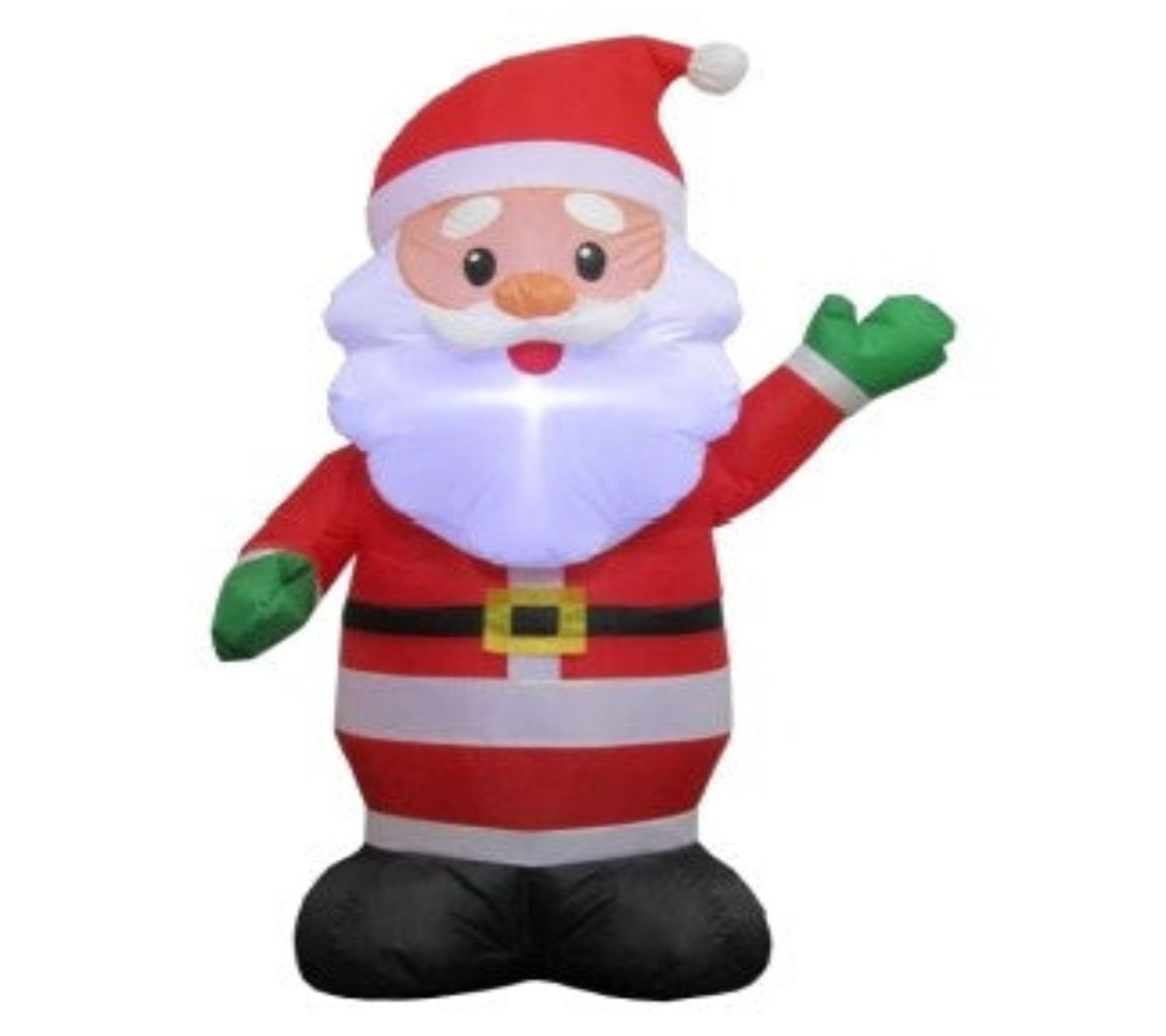 RC Home Decor 2.5' Santa Claus Inflatable withLED