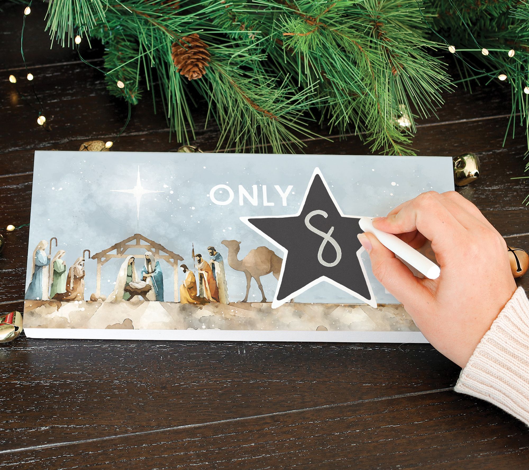 Sincere Surroundings 12" Nativity Days Left Chalk Talk