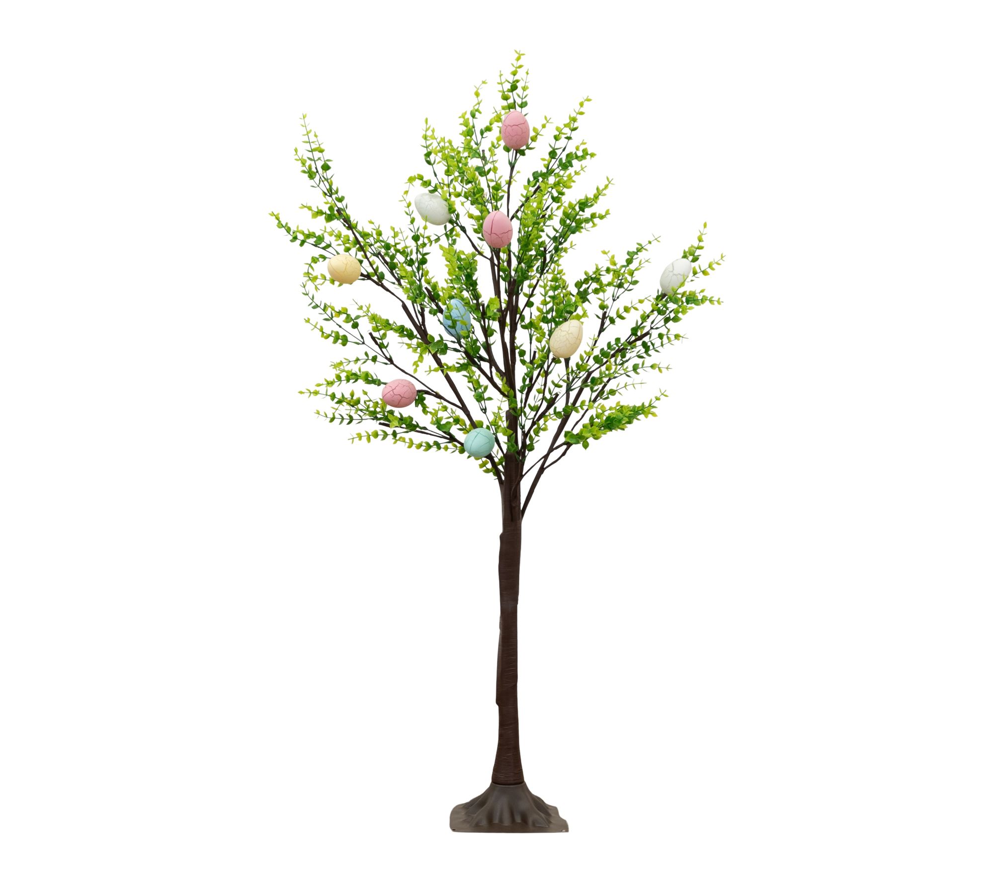 Nearly Natural 3' Pre-Lit twig tree with Egg Shaped Lights
