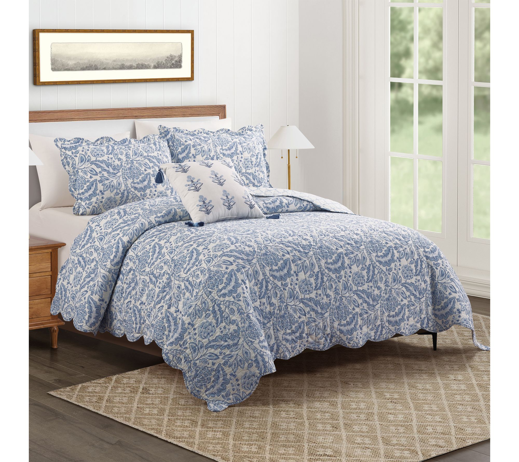 Spartina 449 Peeples Song 3-PC Full/Queen QuiltSet