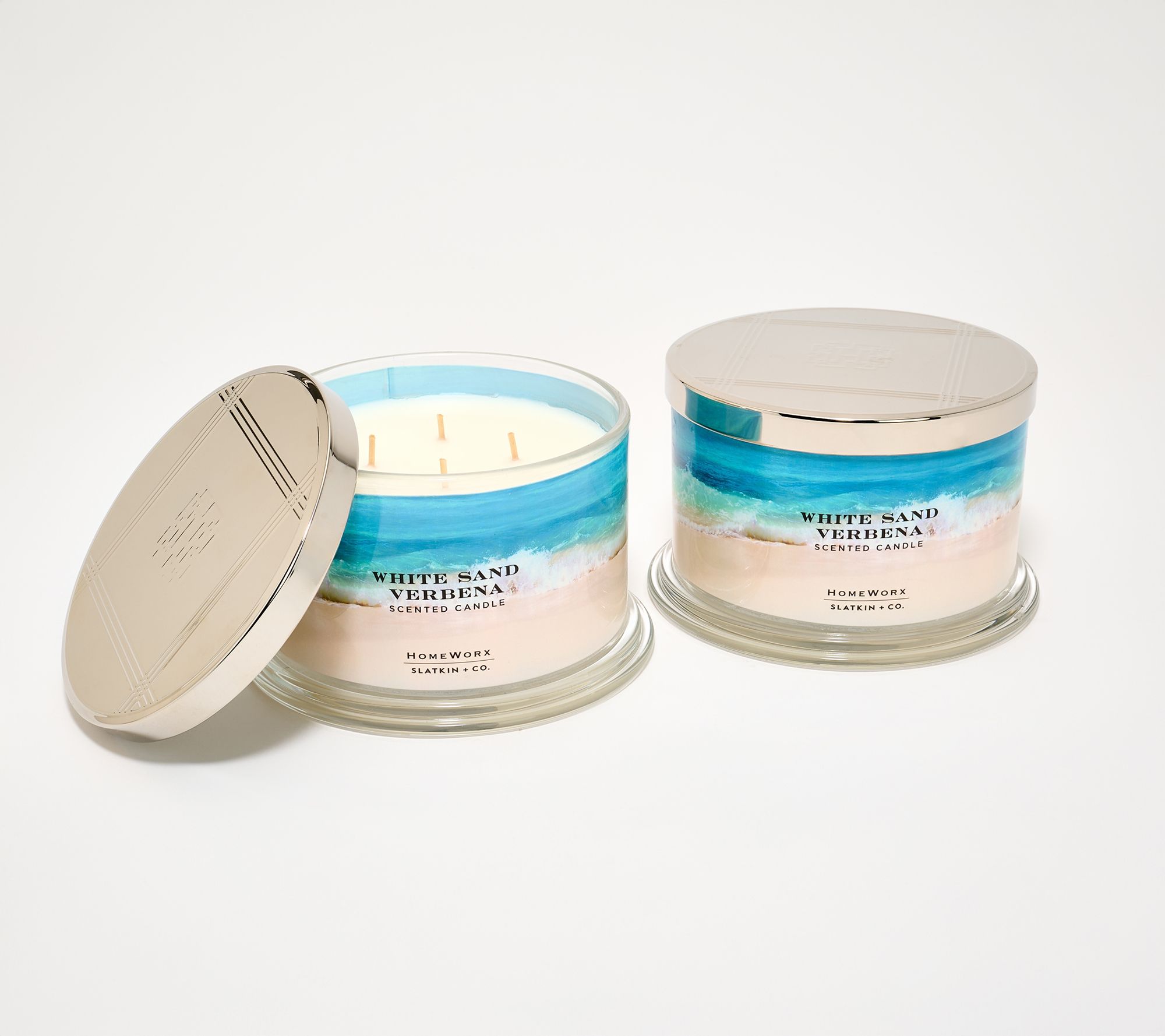 "As Is" HomeWorx by Slatkin + Co. Sands Verbena Candles