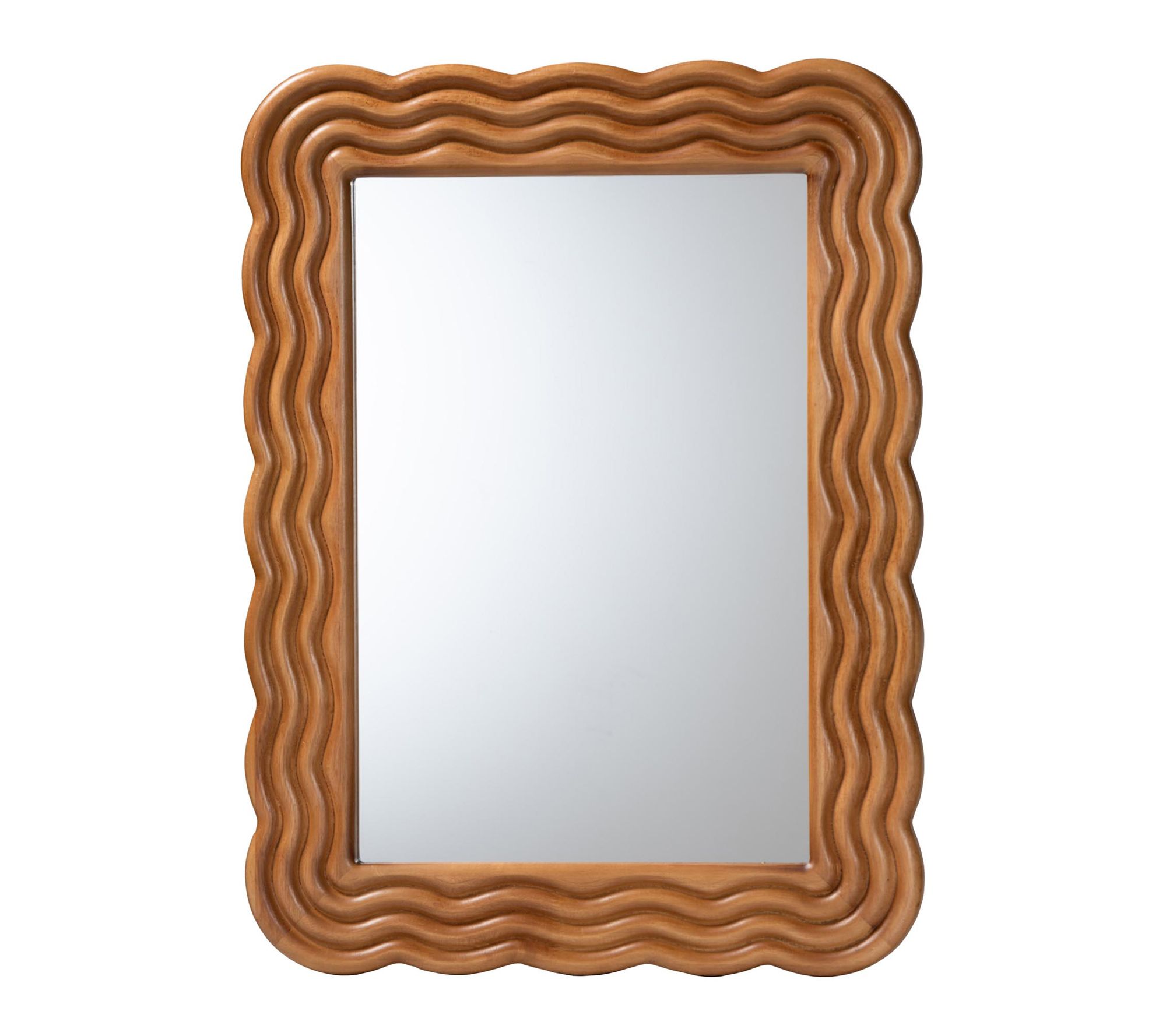 Baxton Studio Acantha Scallop-framed Accent Mirror