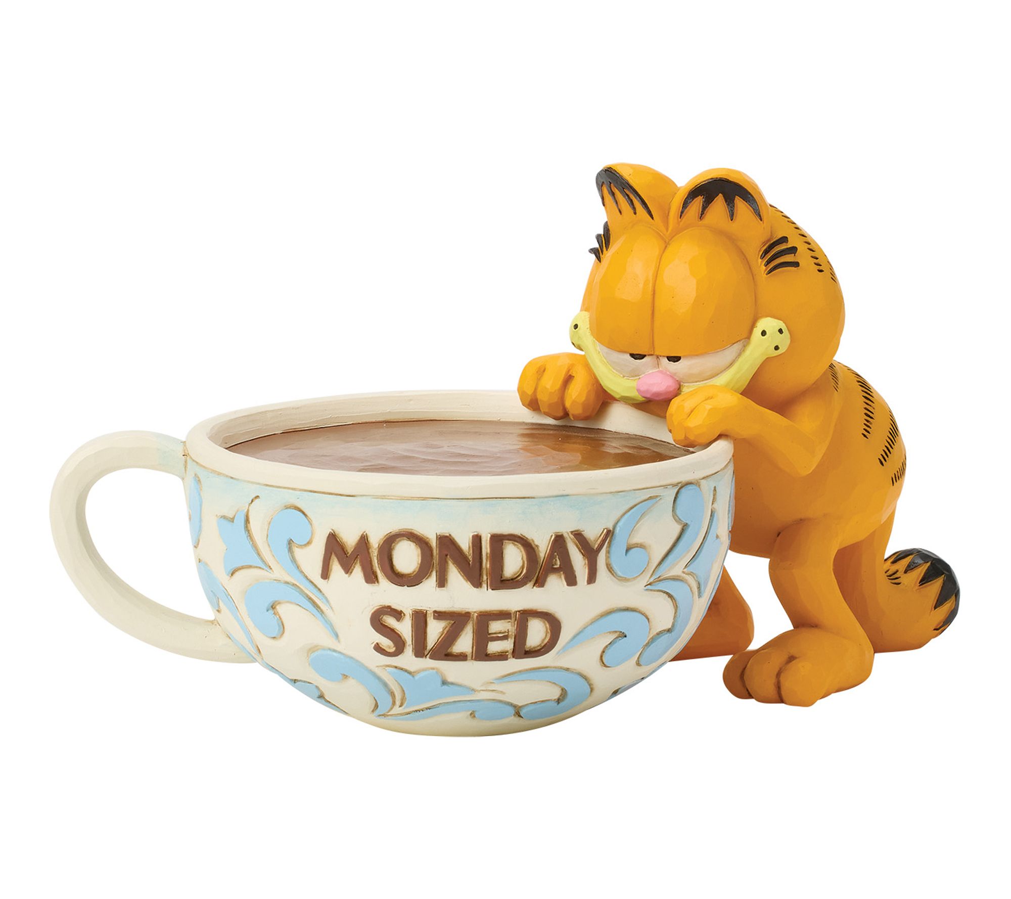 Jim Shore Garfield Garfield with Oversized Coffee Figurine