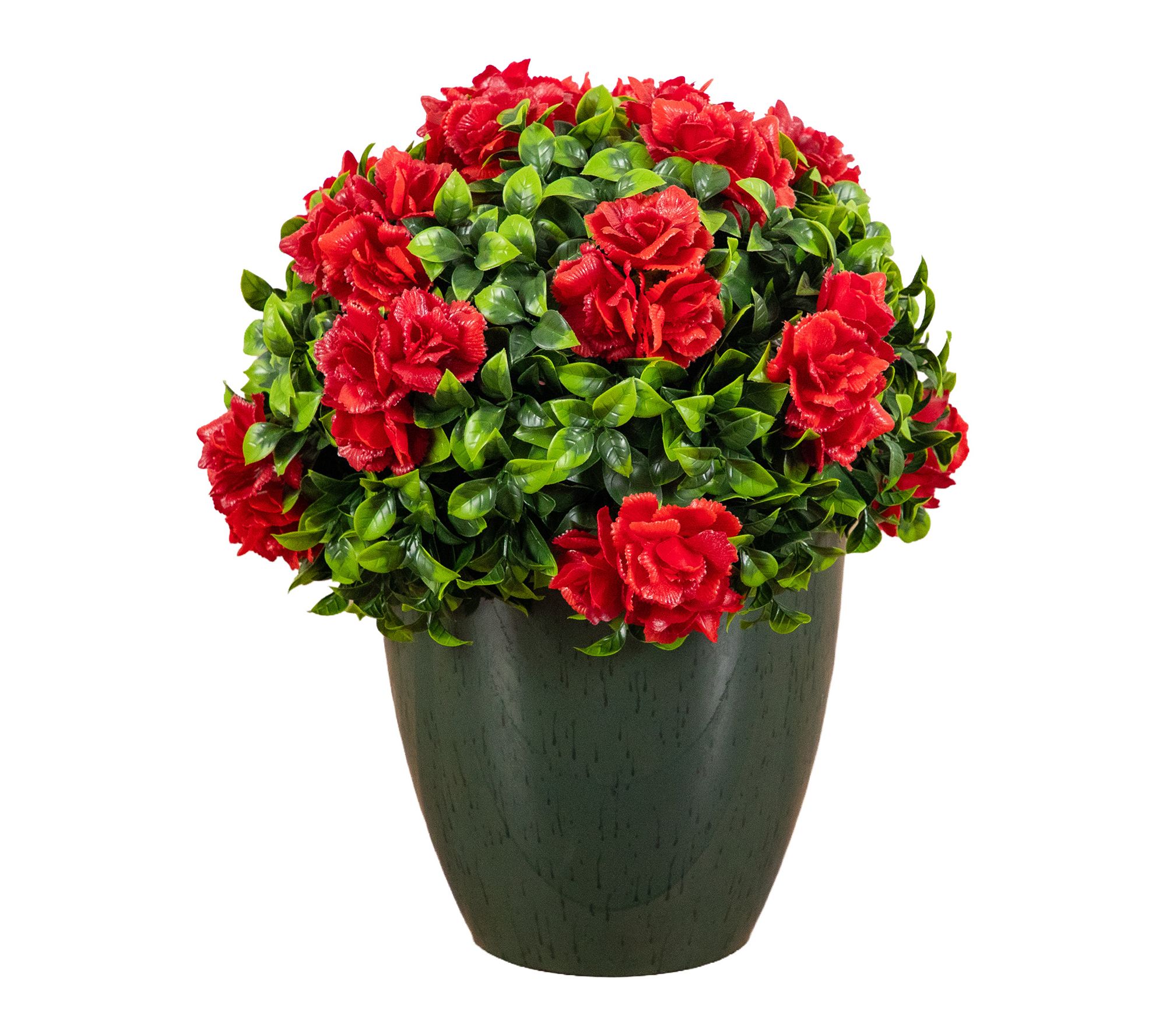  18-in UV Camellia  in Decorative Planter by Nearly Natural