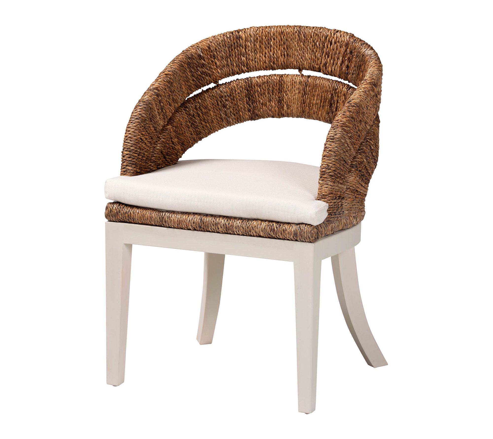 bali & pari Ubud Natural Seagrass and Wood Dining Chair