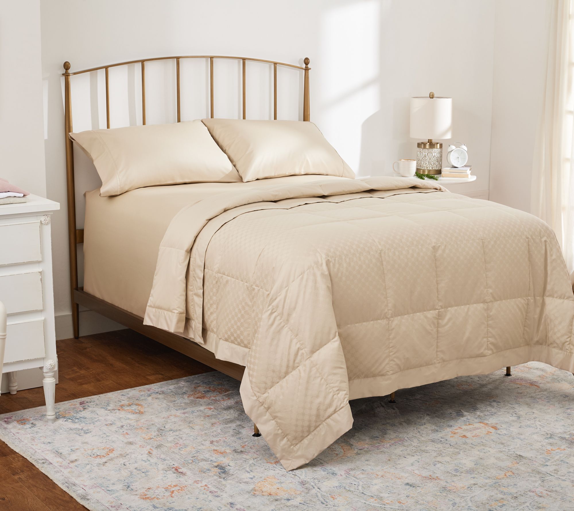 "As Is" Northern Nights 400TC Jacquard 650FP King Down Blanket