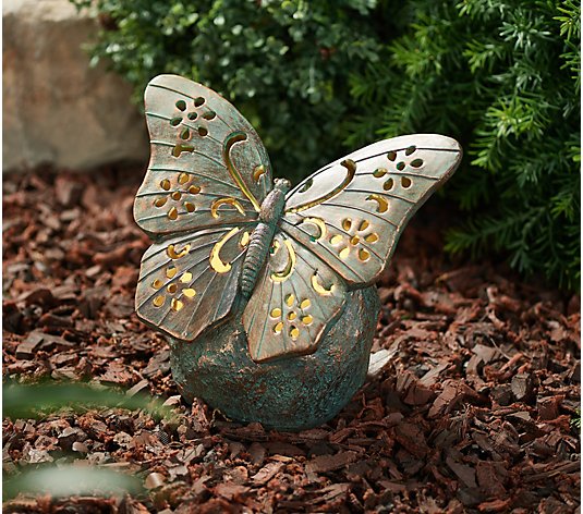 Indoor/Outdoor Illuminated Butterfly by Valerie
