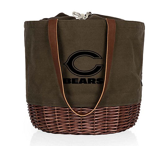 NFL Coronado Canvas and Willow Basket Tote