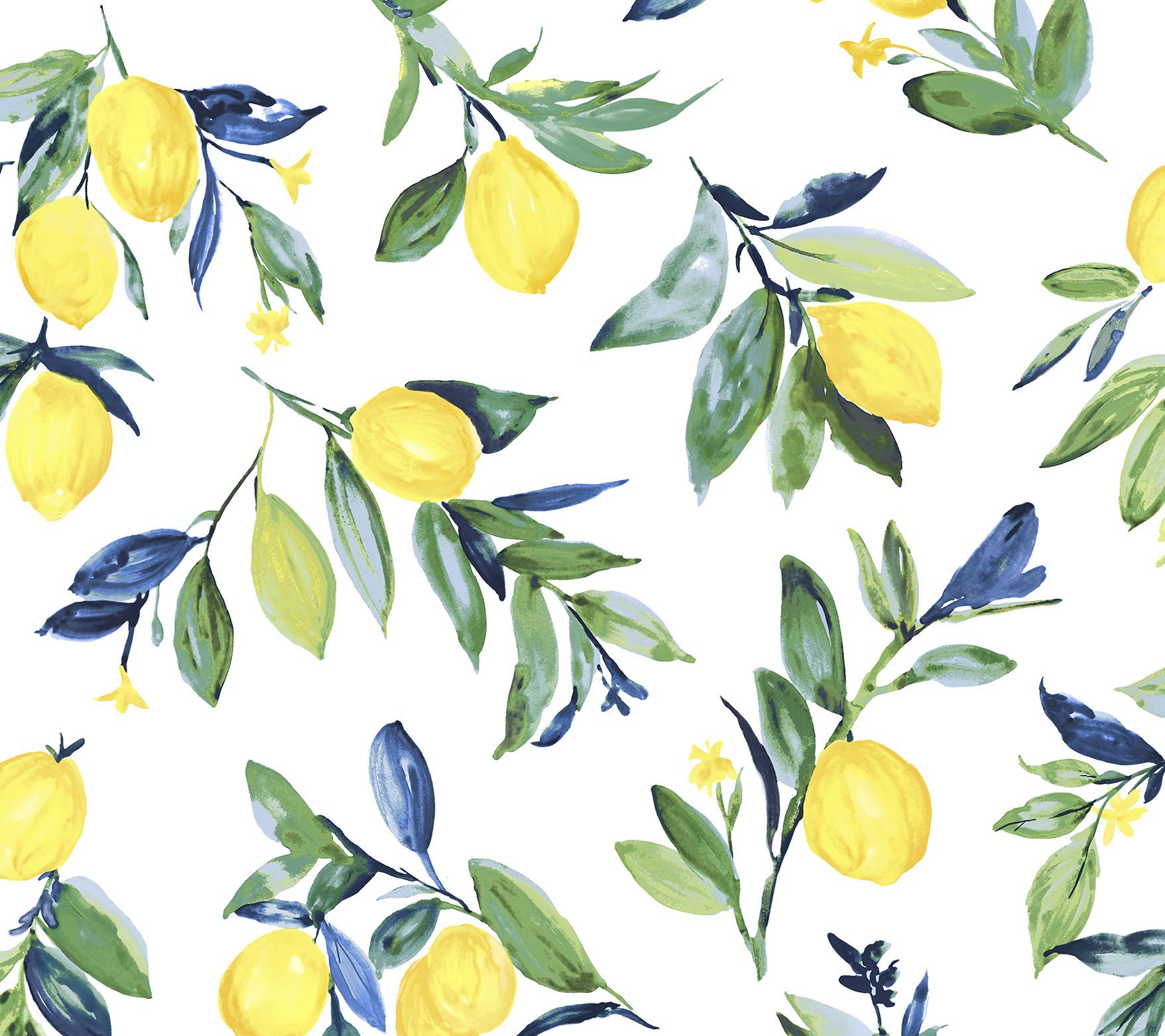 Lemon Drop Yellow Peel & Stick Wallpaper