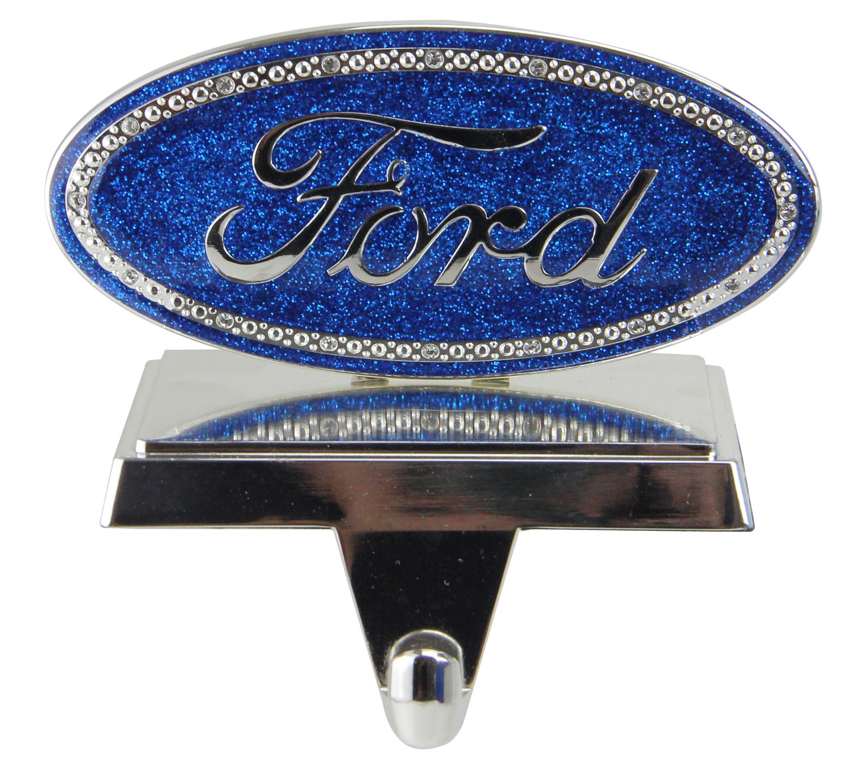 Northlight 5" Blue & Silver Licensed Ford Logotocking Holder