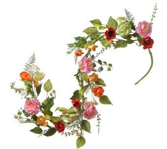 National Tree Company 5' Spring Flower Garland - H300498