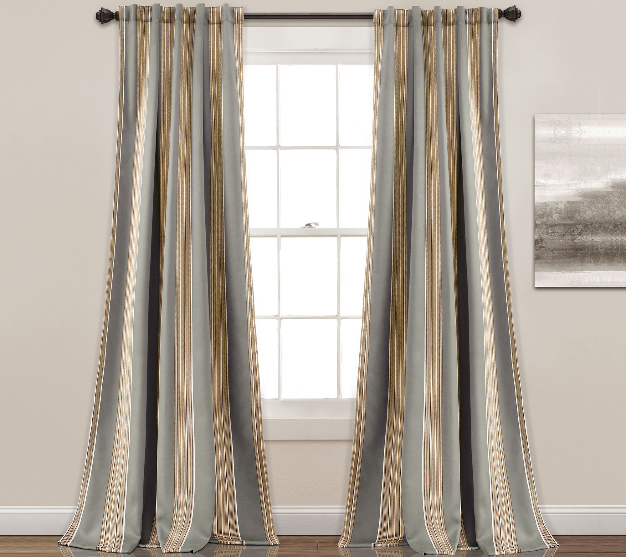 Julia Set of 2 Room Darkening Window Panels bysh Decor