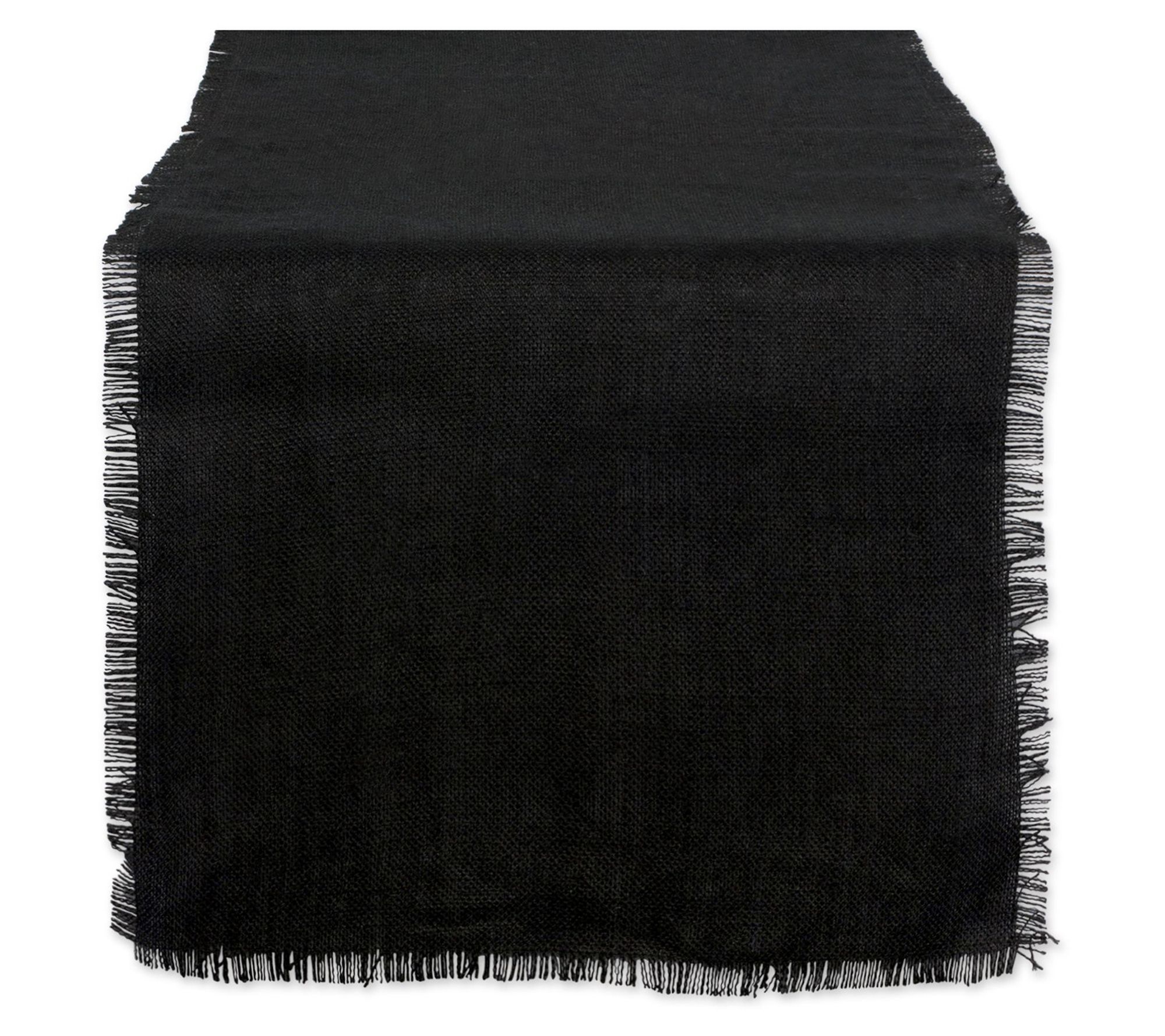 Design Imports Burlap Solid Table Runner 15" x74"