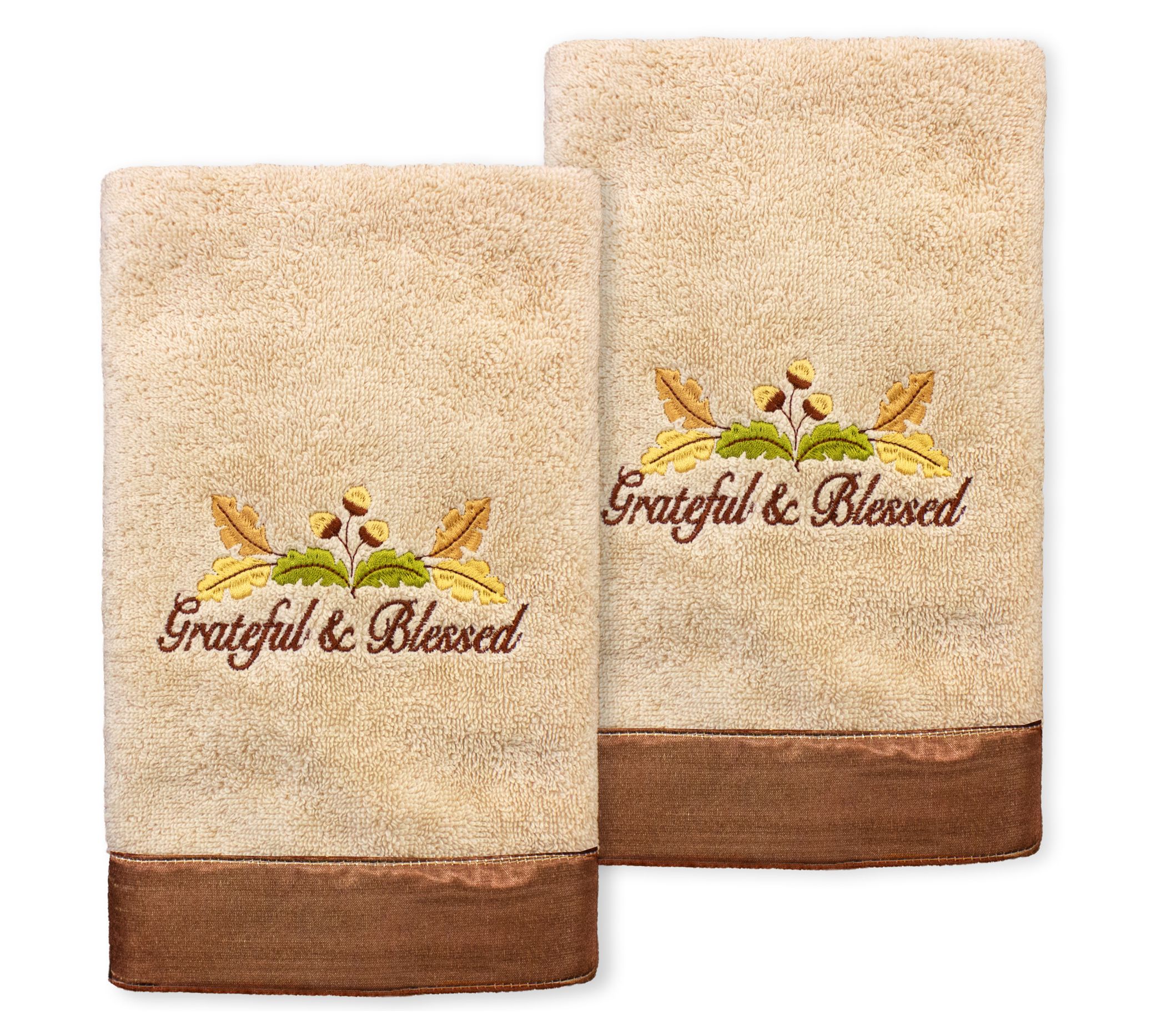 Linum Home Textiles BLESSED - Embroidered Luxury 100% Turkish