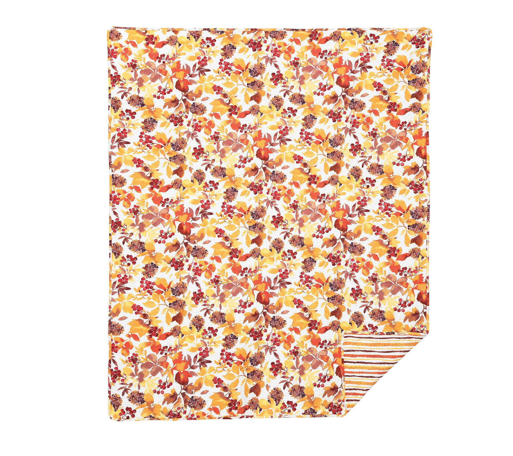 Cordelia Quilted 48" x 60" Throw Blanket by Valerie