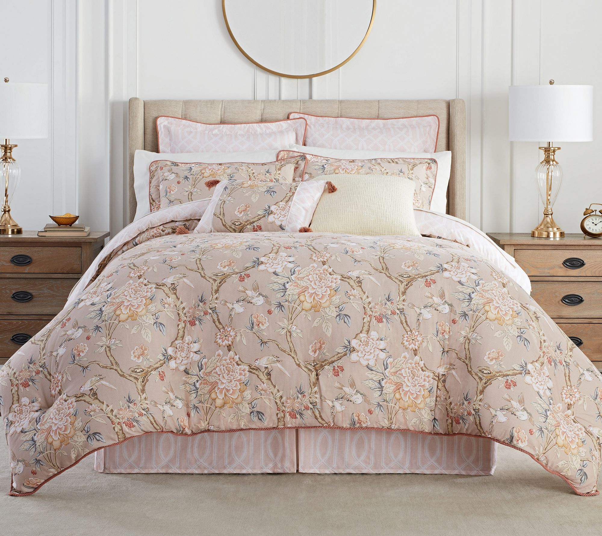 Waverly Mudan 4Piece King Comforter Set