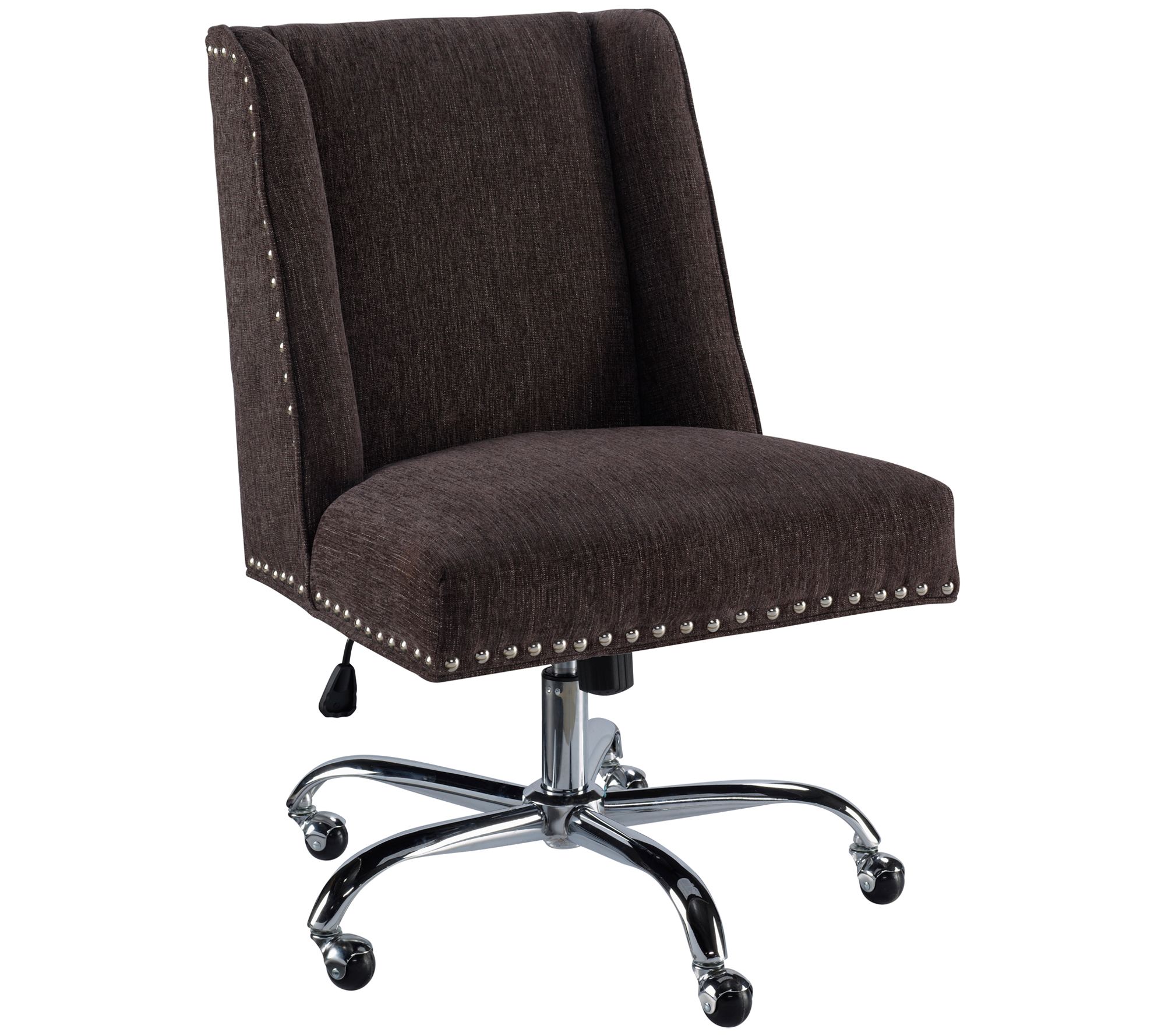 Linon Home Walk er Comfortable Office Chair W/ Sturdy Base