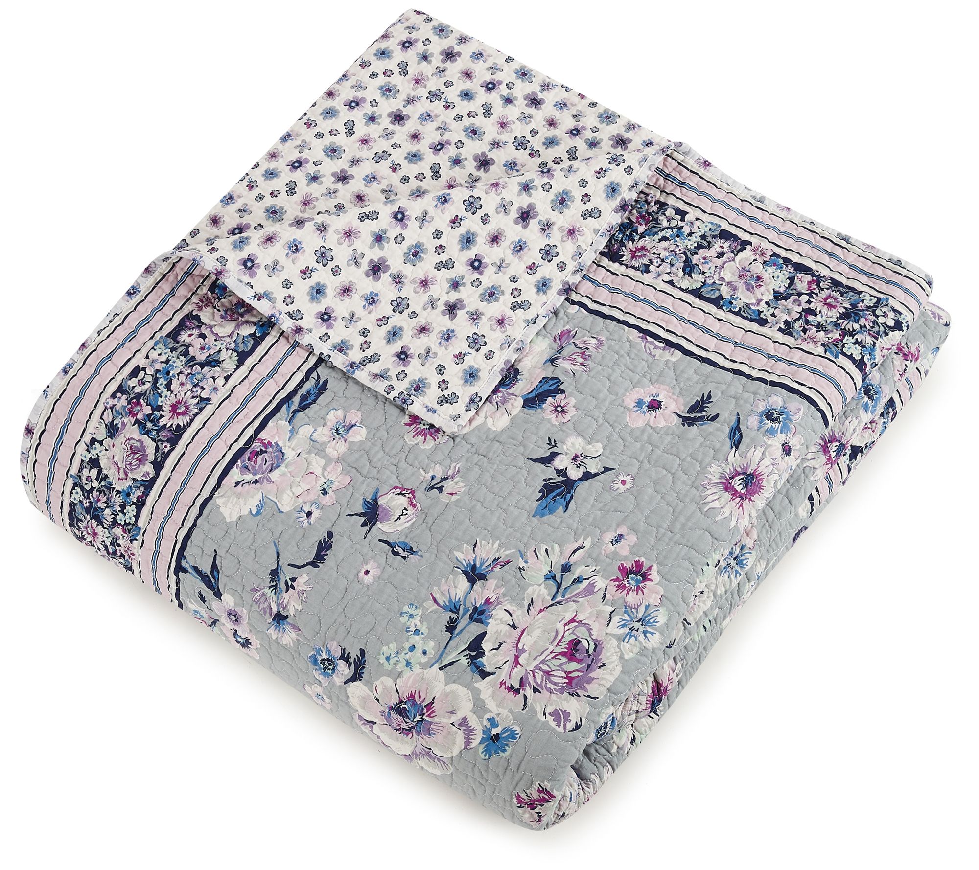 Vera Bradley Park Stripes Twin/TXL Quilt