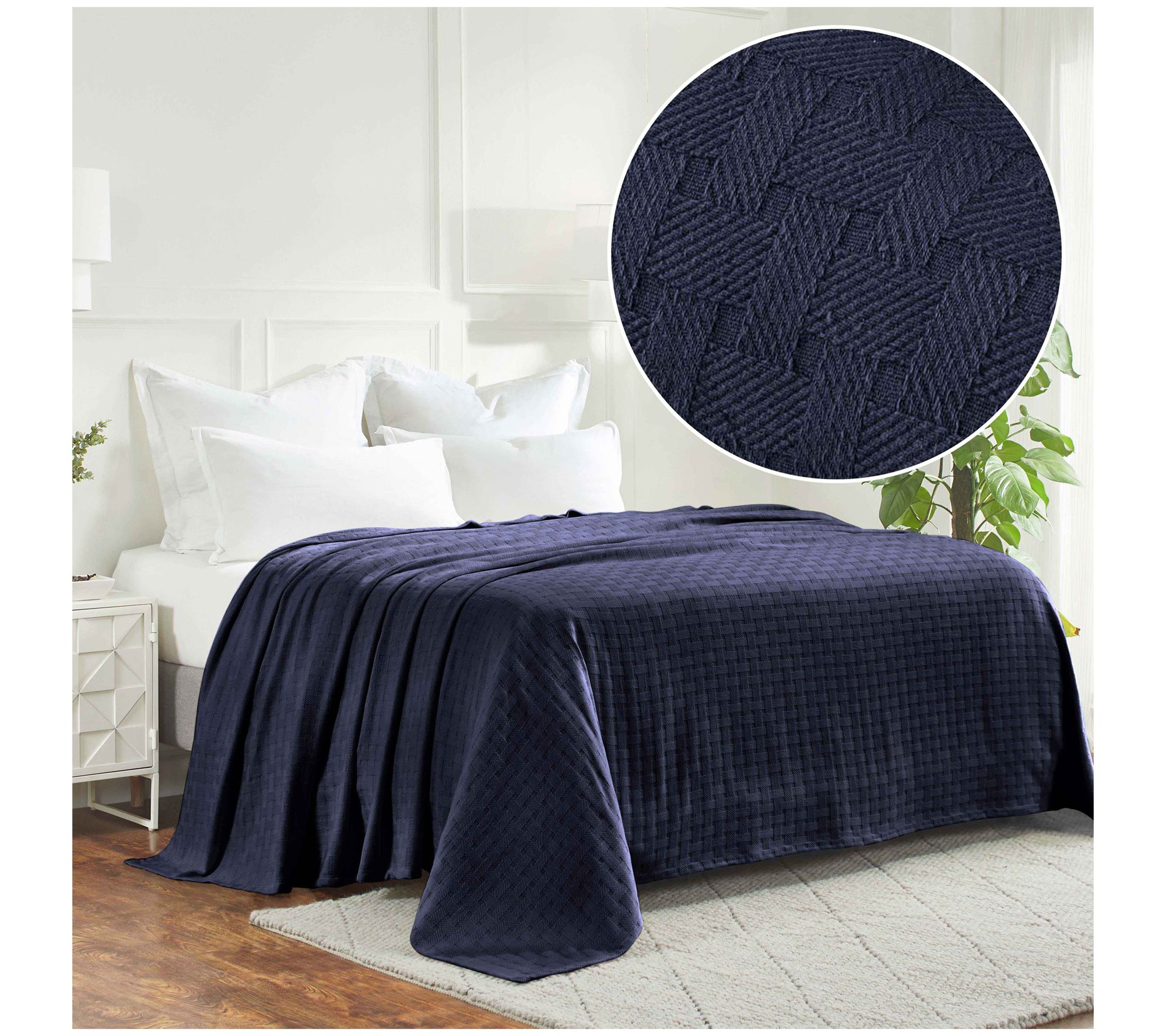 Superior Cotton All-Season Plush Twin Blanket