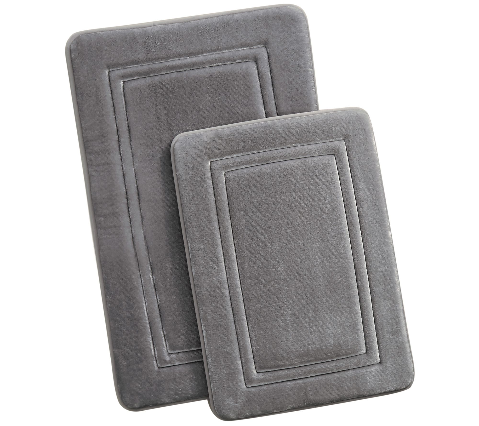 Truly Calm Antimicrobial Memory Foam 17x24, 20x30 Bath Rug Set
